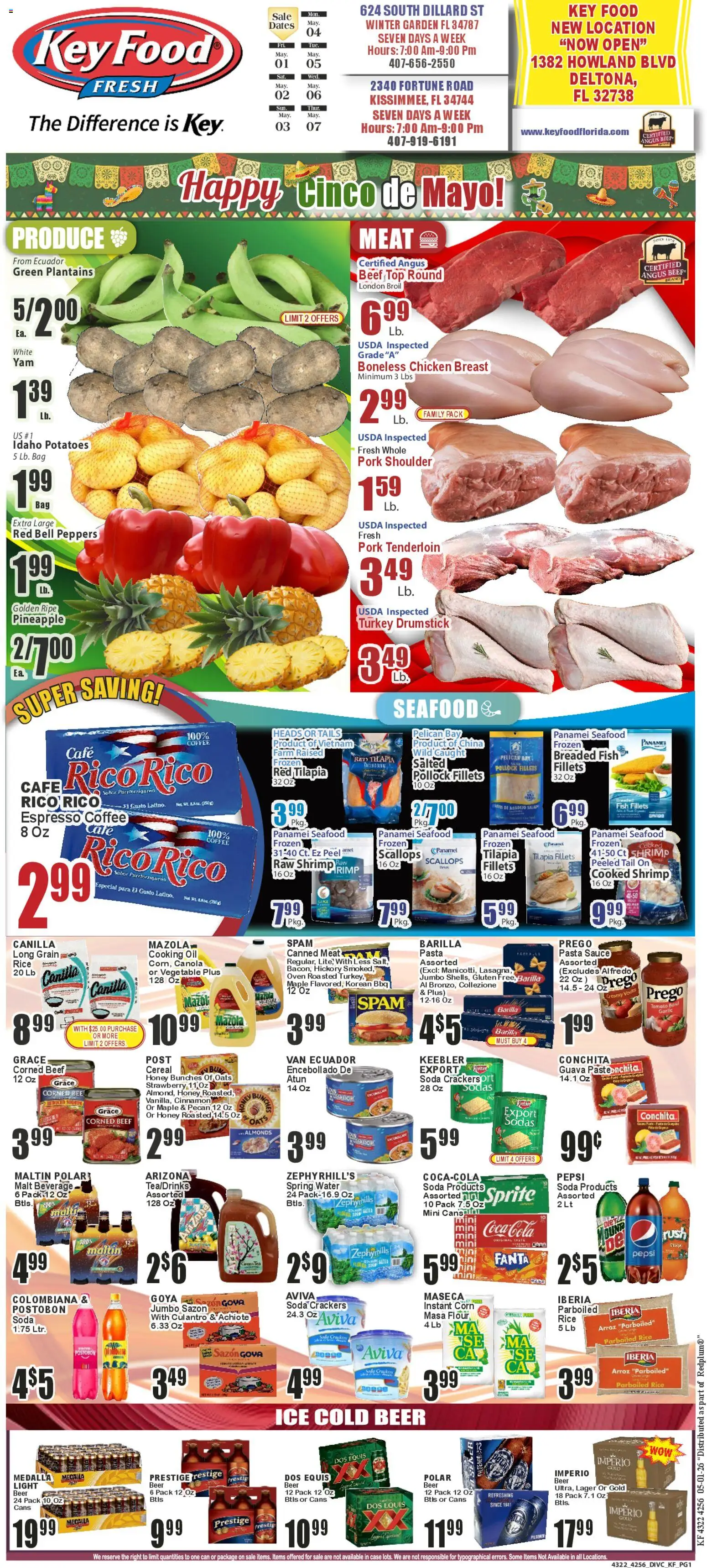 Ad Preview of Key Food Key Food Weekly Ad from 05/01/2026
