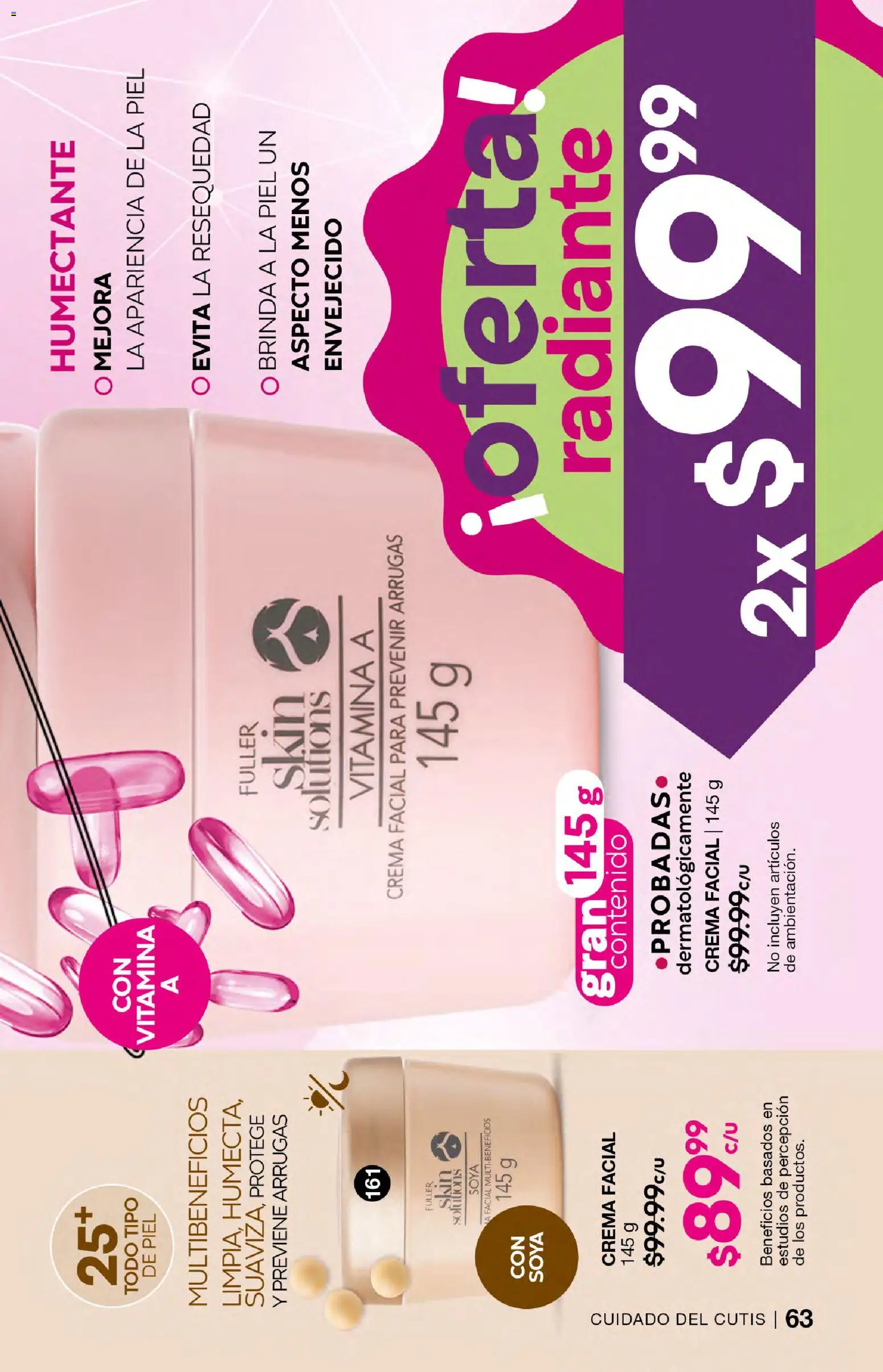 Vista previa las ofertas de la tienda Fuller - Campaña 23 2026 desde el 18/02/2026 - Crema, Crema facial, Radiante