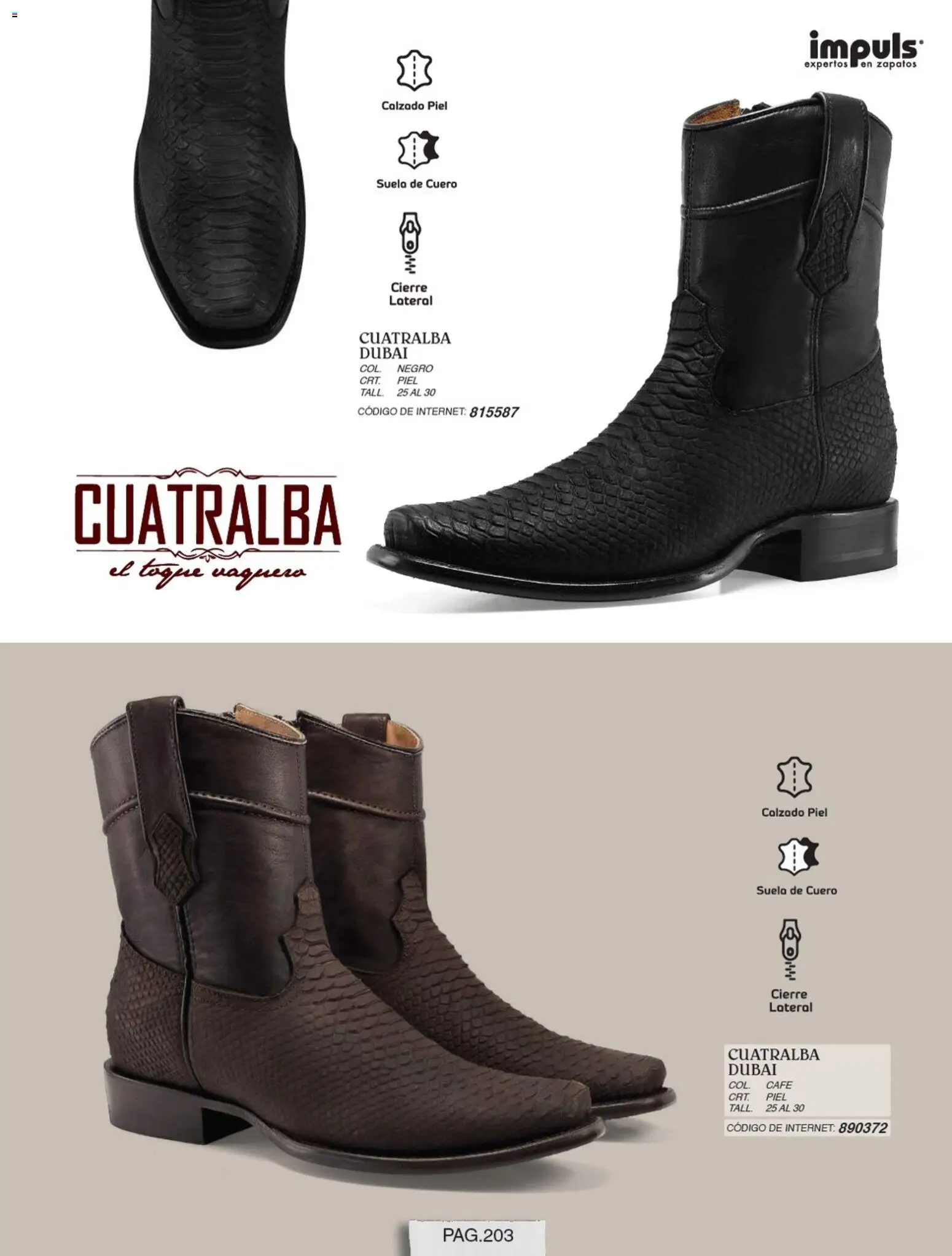 Vista previa las ofertas de la tienda Impuls - Impuls catálogo Caballero desde el 01/07/2026 