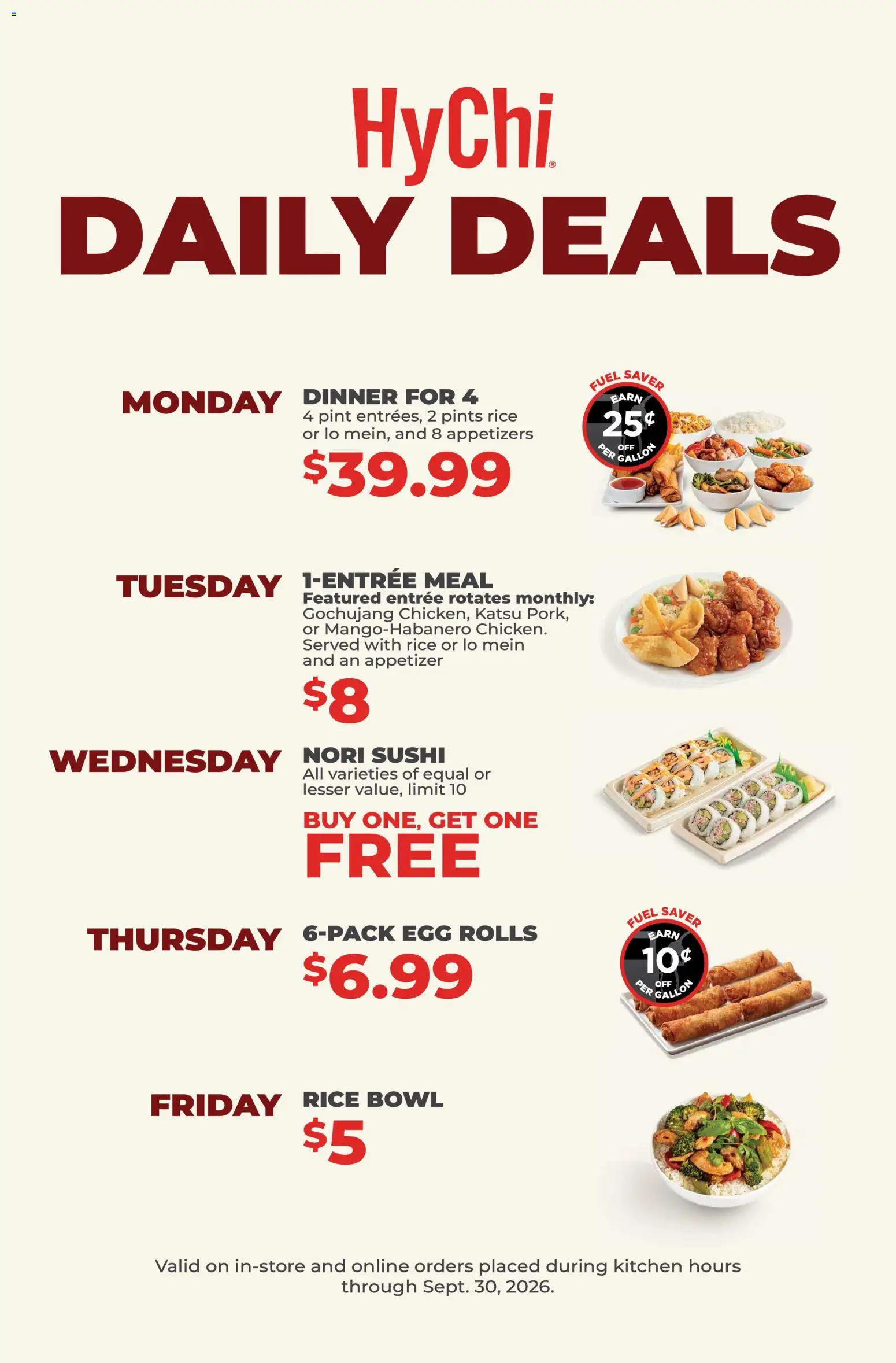 Ad Preview of HyVee HyVee HyChi Daily Deals from 08/06/2026