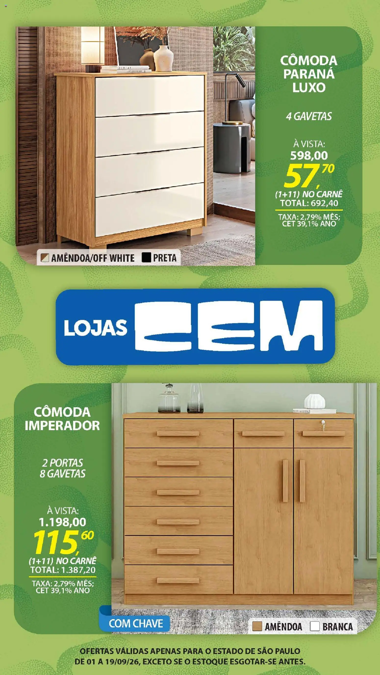 Ofertas Lojas Cem até 19/09/2026. - Página 27