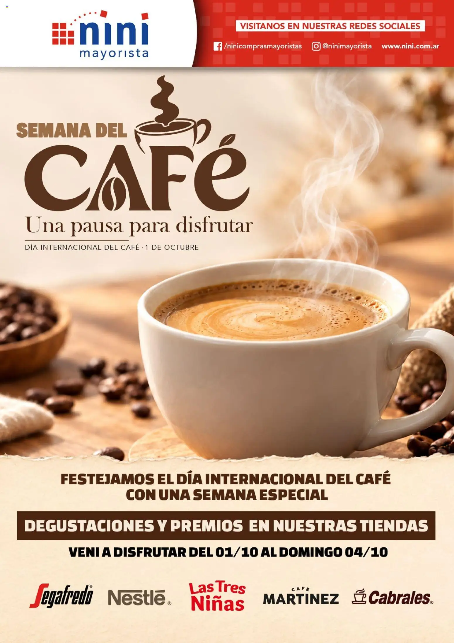 Vista previa del folleto de la tienda NINI Mayorista válido desde el 28/09/2026 - Café