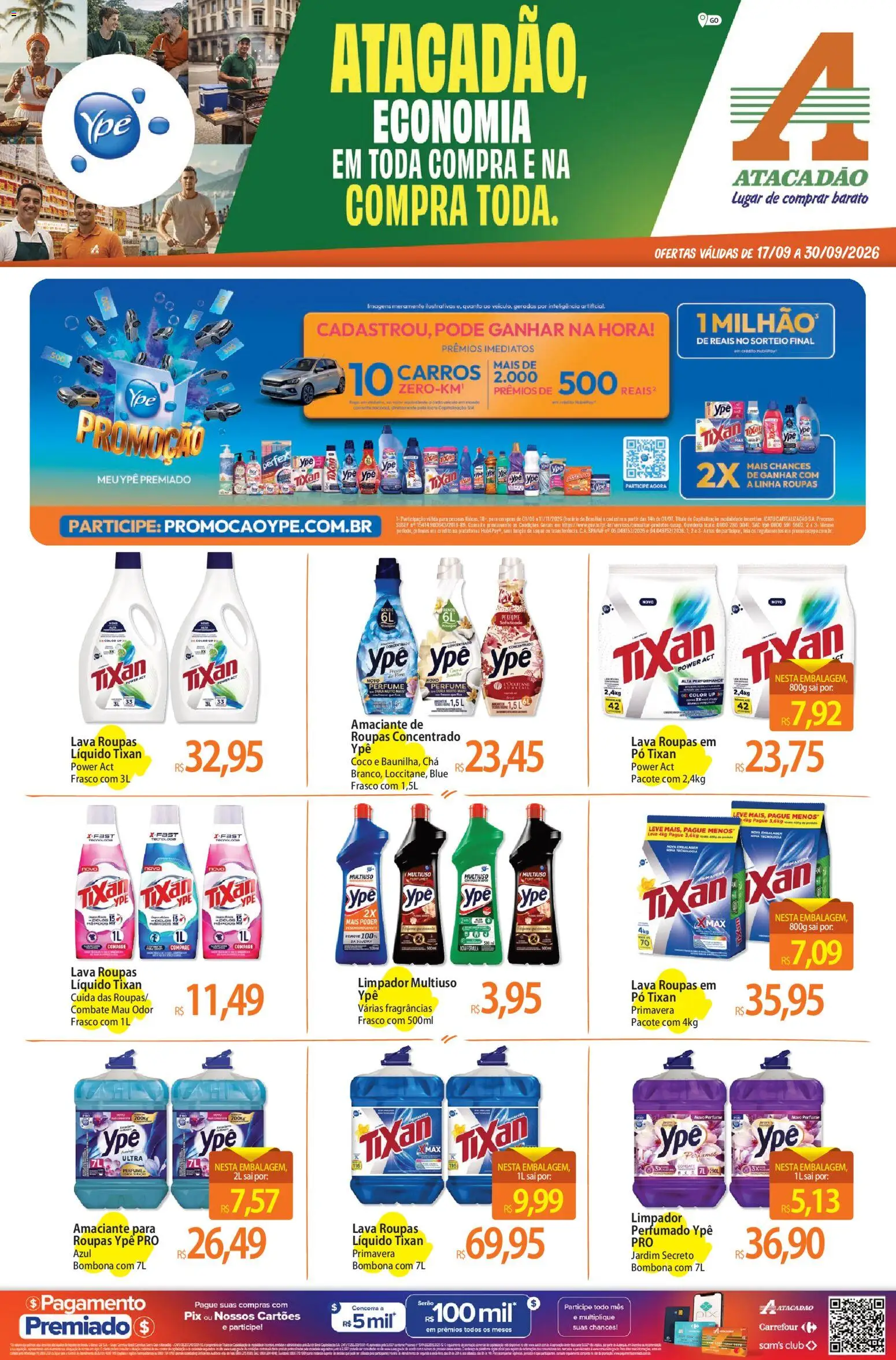 Pré-Visualização do folheto "Atacadão ofertas - GO" da loja Atacadão válido a partir de 17/09/2026