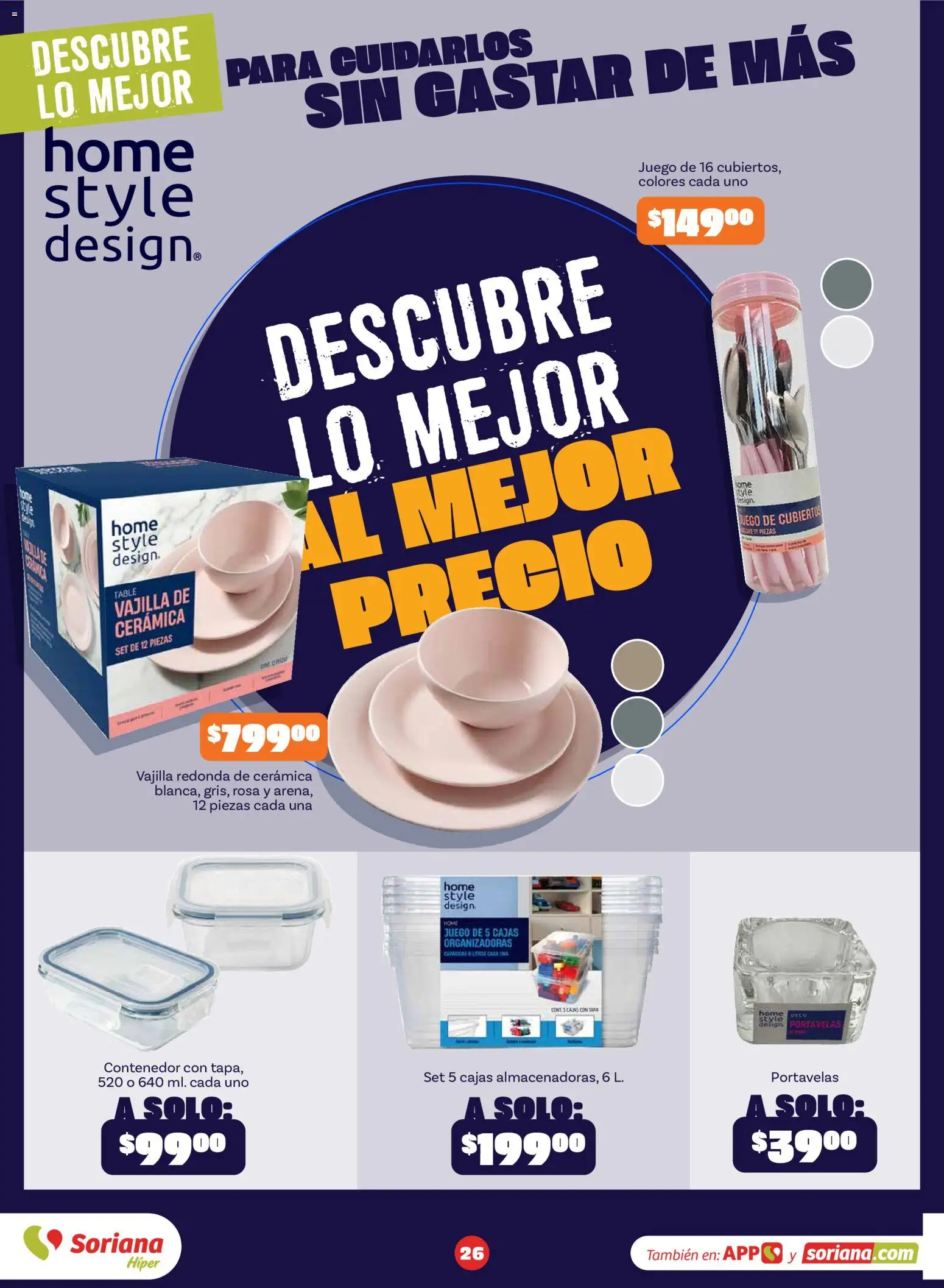 Vista previa las ofertas de la tienda Soriana - Soriana Descubre lo mejor al mejor precio Híper Nacional desde el 31/08/2026 