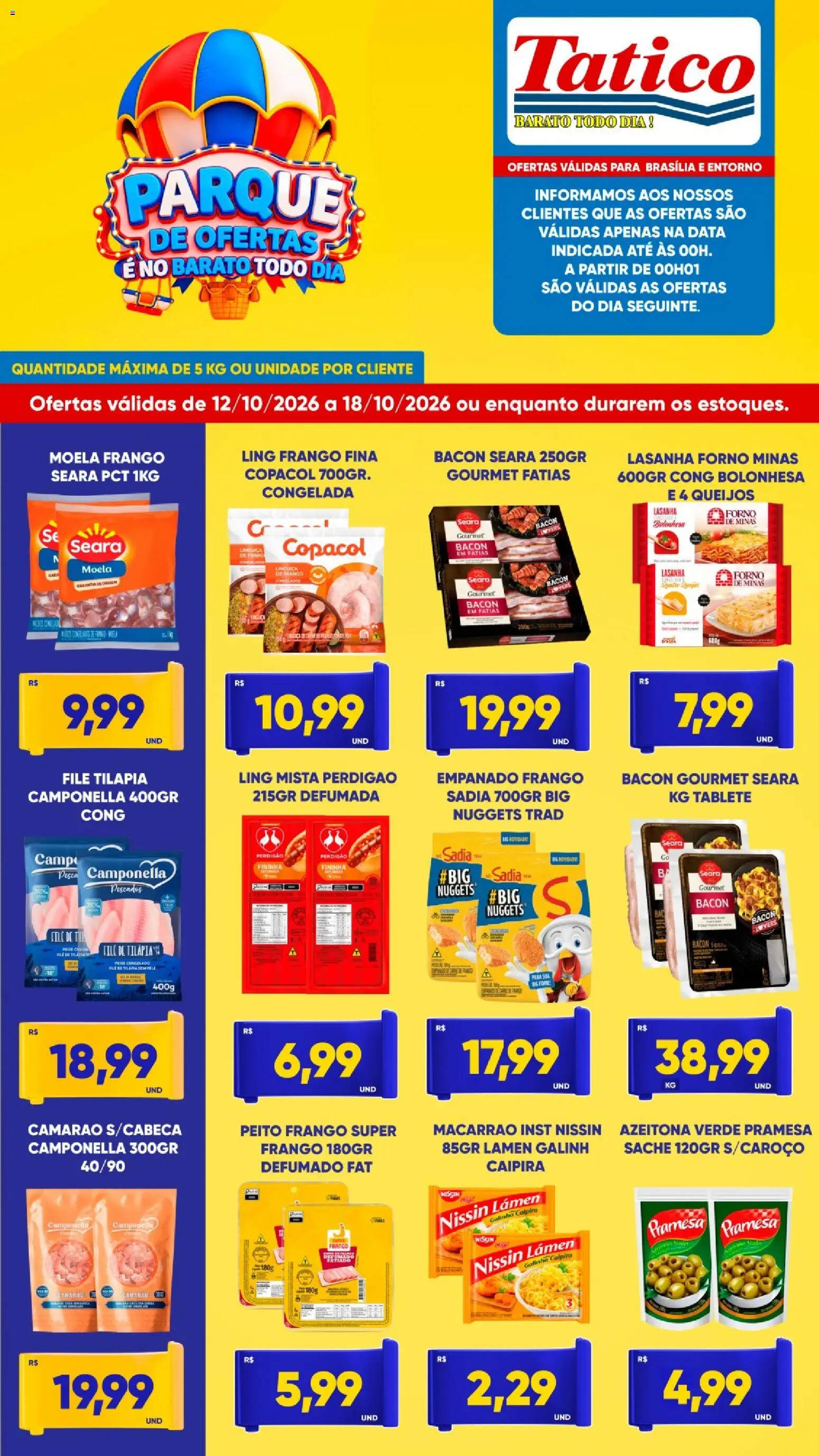 Pré-Visualização do folheto "Tatico - Ofertas da semana" da loja Tatico válido a partir de 12/10/2026