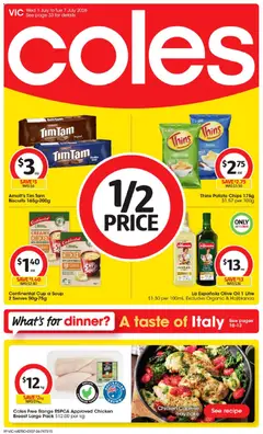 Preview of catalogue Coles catalogue from shop Coles valid 01/07/2026