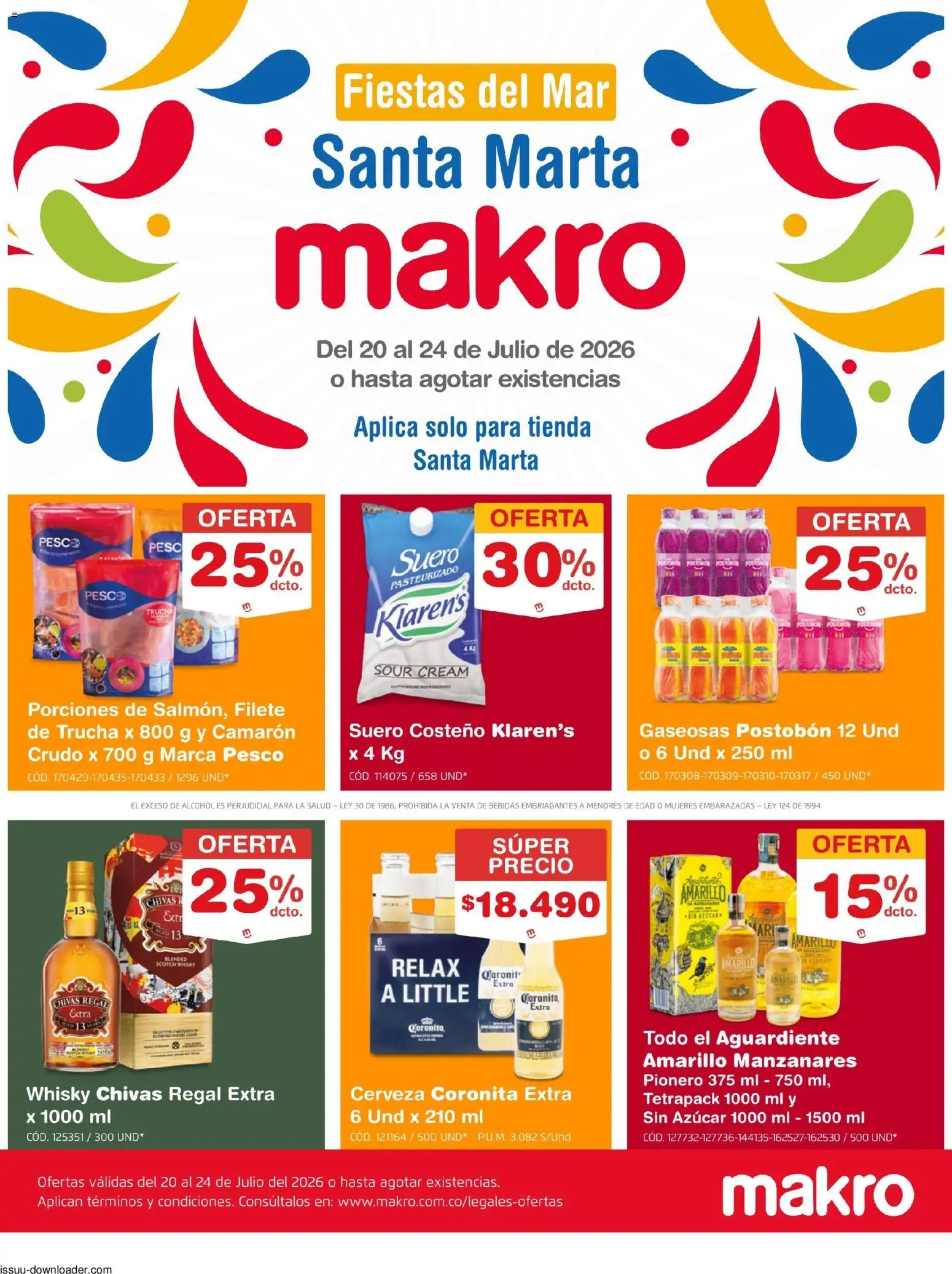  Vista previa del prospecto Makro catálogo santa marta del almacen Makro válida del 20/07/2026 al 