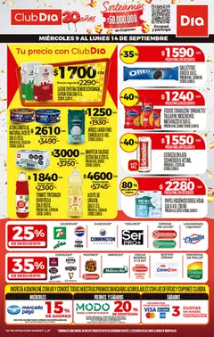 Vista previa del folleto de la tienda Dia válido desde el 09/09/2026 