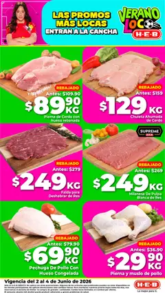 Vista previa las ofertas de la tienda H-E-B - H-E-B folleto Las promos más locas desde el 02/06/2026 