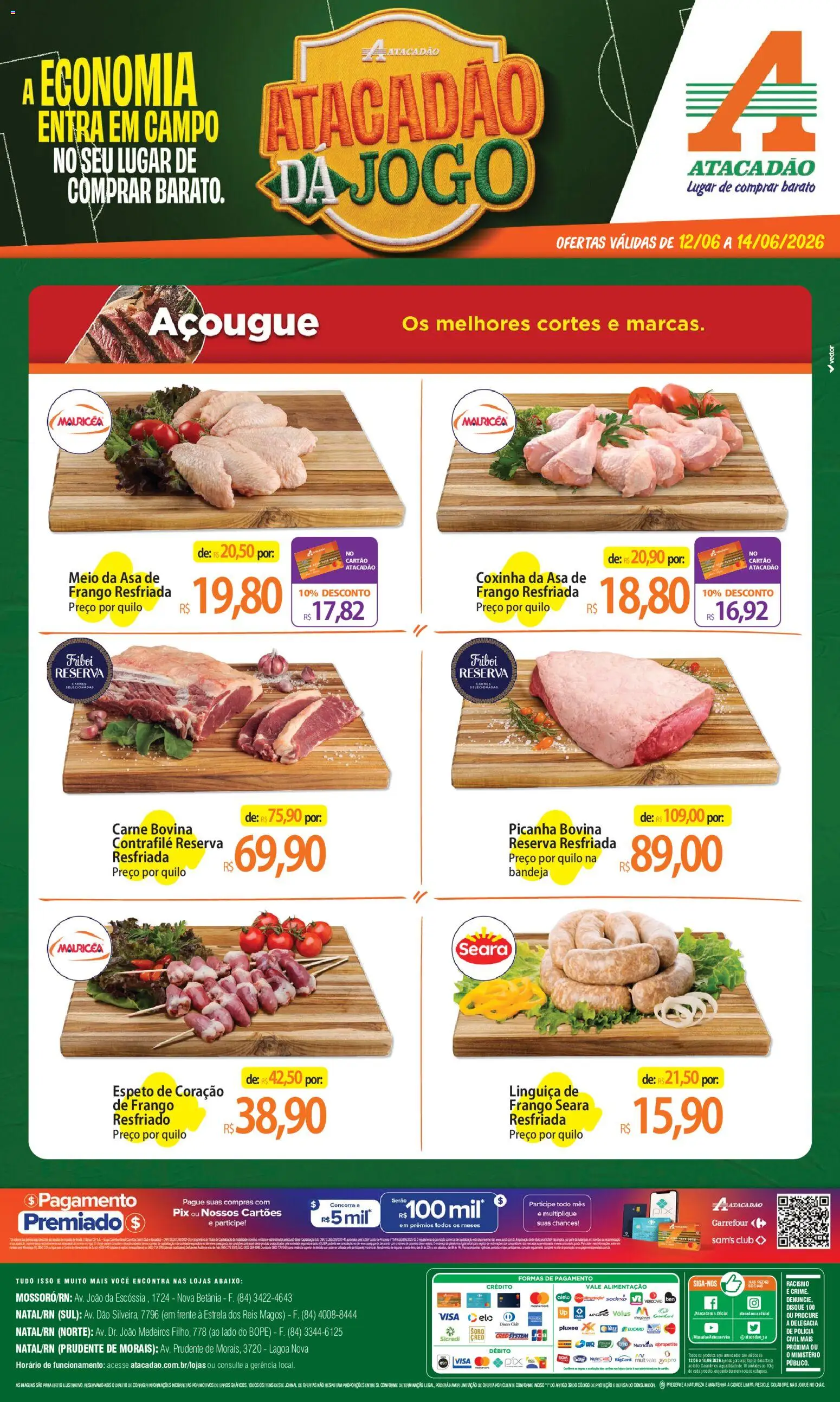 Pré-Visualização do folheto "Atacadão ofertas - RN" da loja Atacadão válido a partir de 12/06/2026