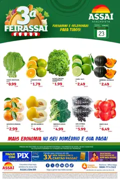 Pré-Visualização do folheto "Assaí Atacadista ofertas - DF" da loja Assaí Atacadista válido a partir de 23/06/2026
