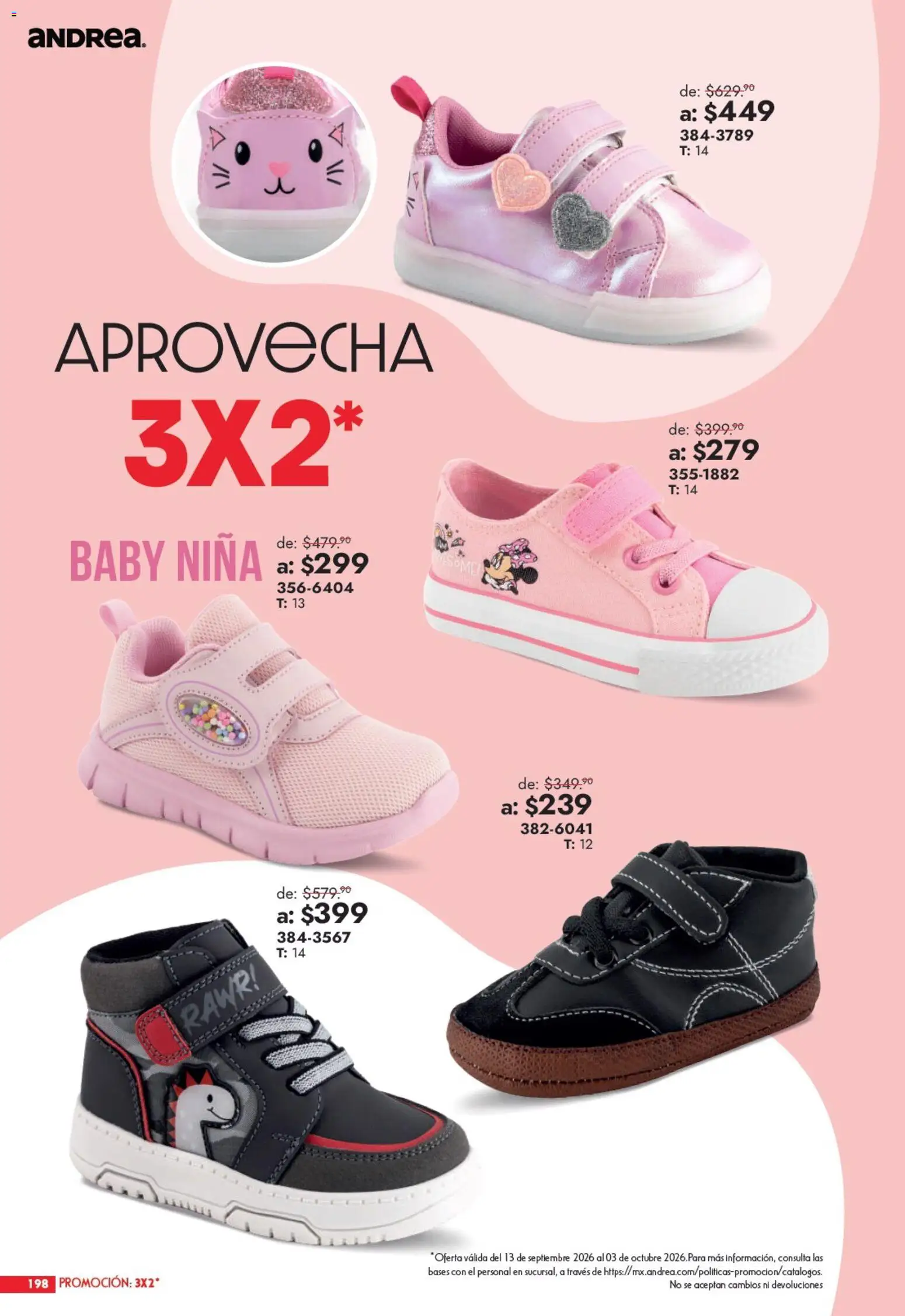 Vista previa las ofertas de la tienda Andrea - Andrea catálogo Outlet desde el 13/09/2026 