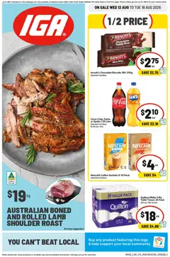 Preview of catalogue IGA catalogue Summer Hill from shop IGA valid 12/08/2026