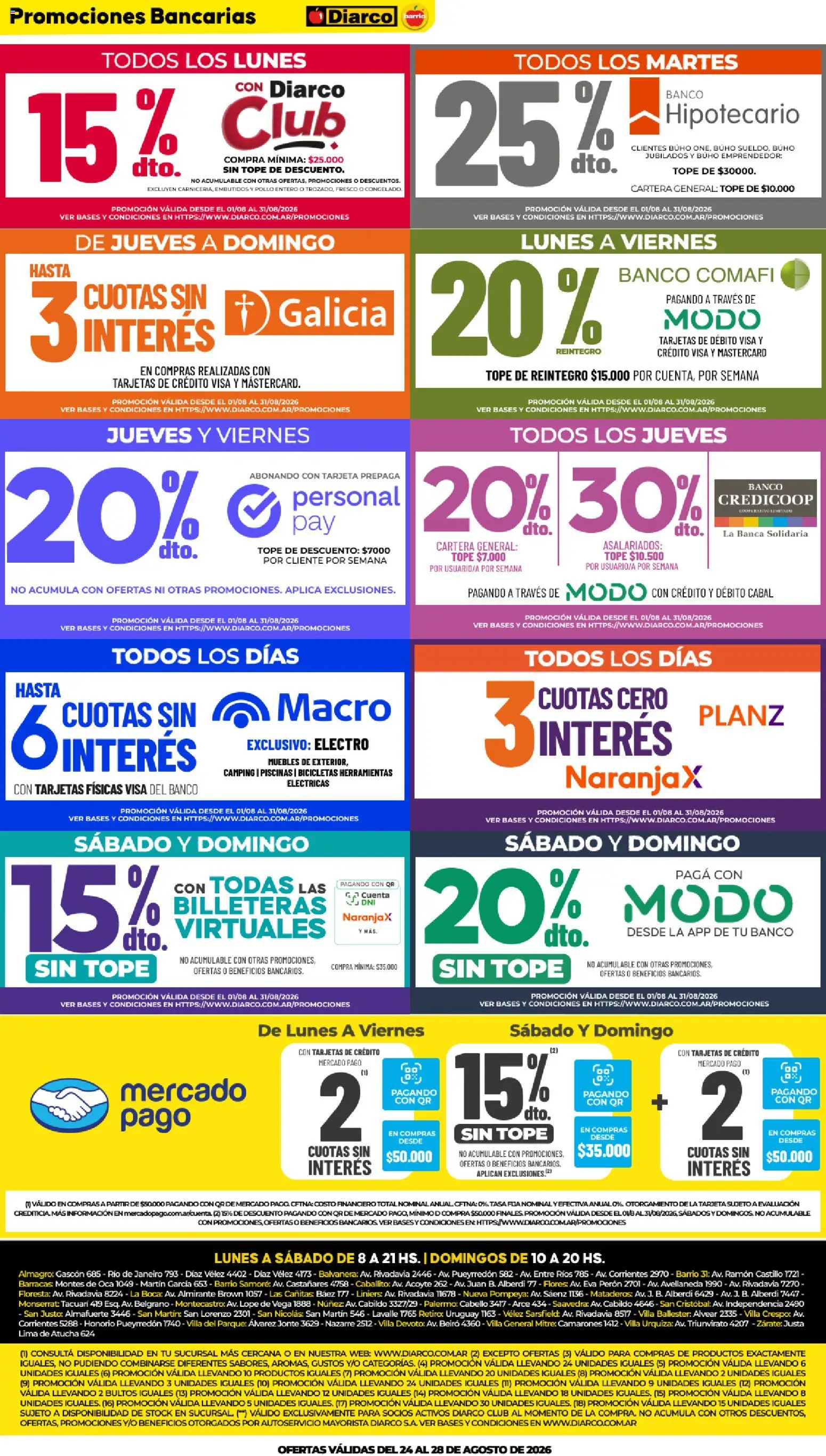 Vista previa del folleto de la tienda Diarco válido desde el 24/08/2026 