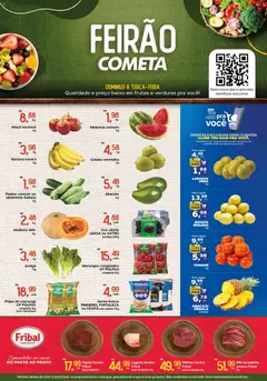 Pré-Visualização do folheto "Cometa Supermercados ofertas Feirão" da loja Cometa Supermercados válido a partir de 12/07/2026