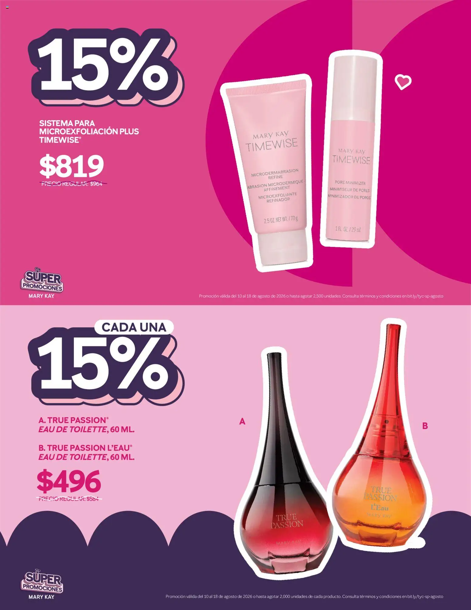 Vista previa las ofertas de la tienda Mary Kay - Catálogo Mary Kay Súper promociones desde el 10/08/2026 