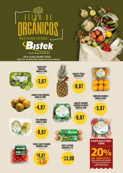 Pré-Visualização do folheto "Bistek Supermercados ofertas Feira de Orgânicos" da loja Bistek Supermercados válido a partir de 09/07/2026