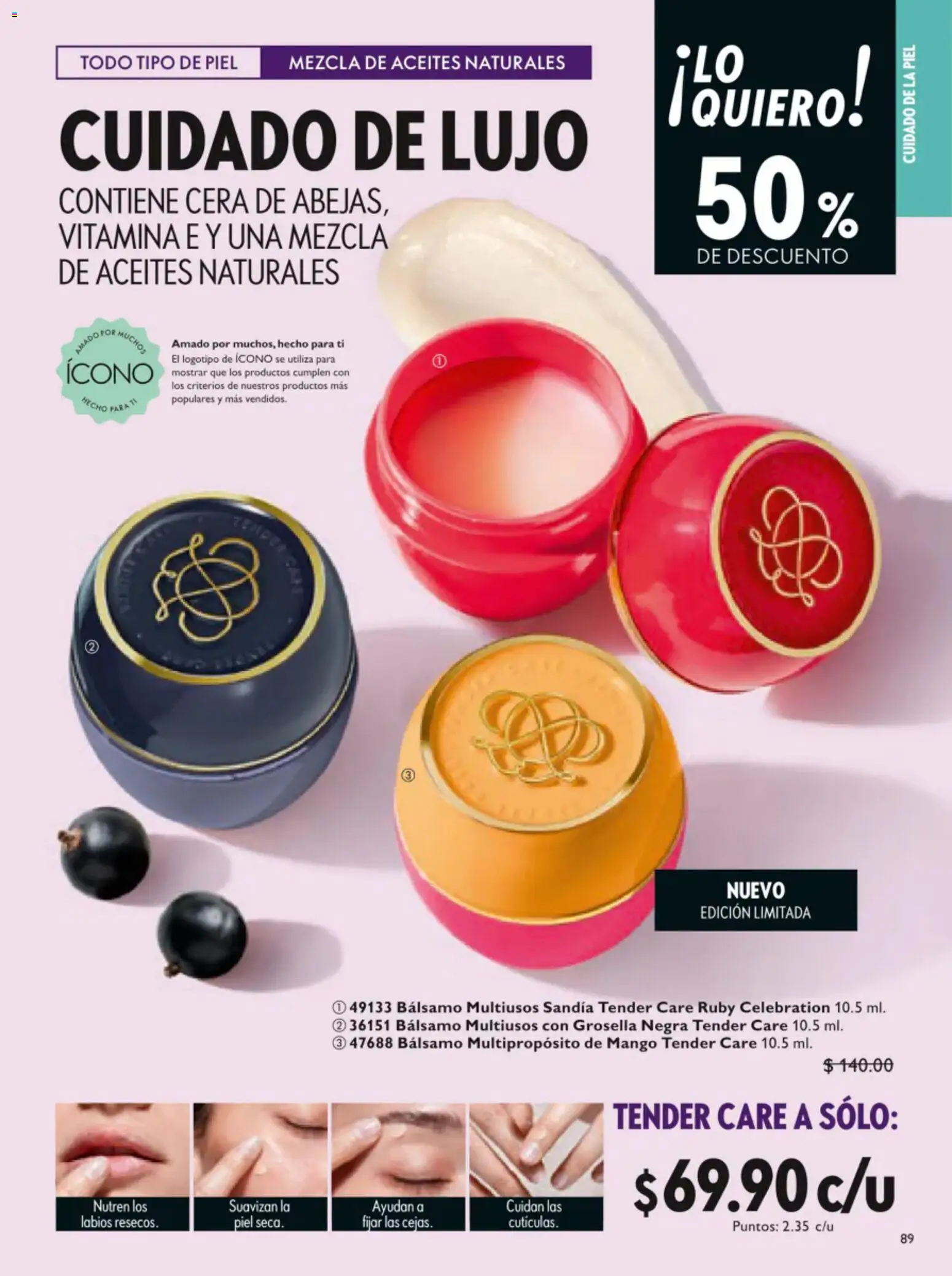 Vista previa las ofertas de la tienda Oriflame - Oriflame campaña 9 2026 desde el 20/06/2026 - Mango, Sandía, Cera, Bálsamo