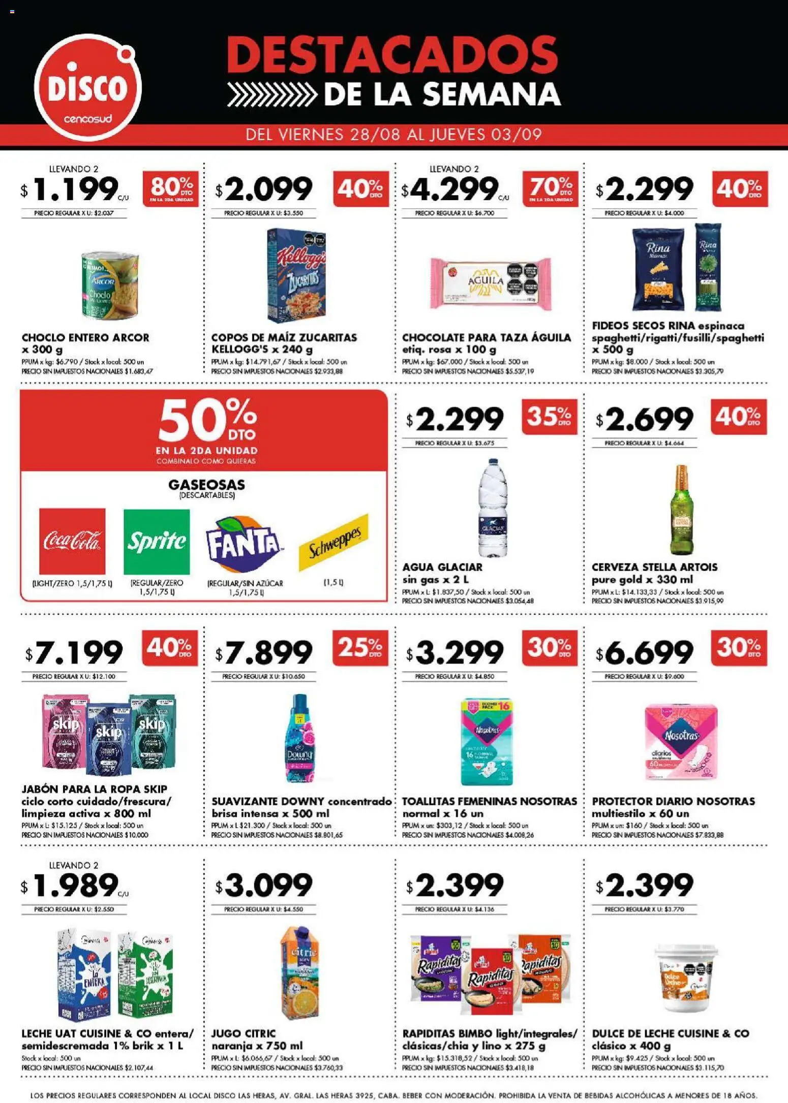 Vista previa del folleto de la tienda Disco válido desde el 27/08/2026 