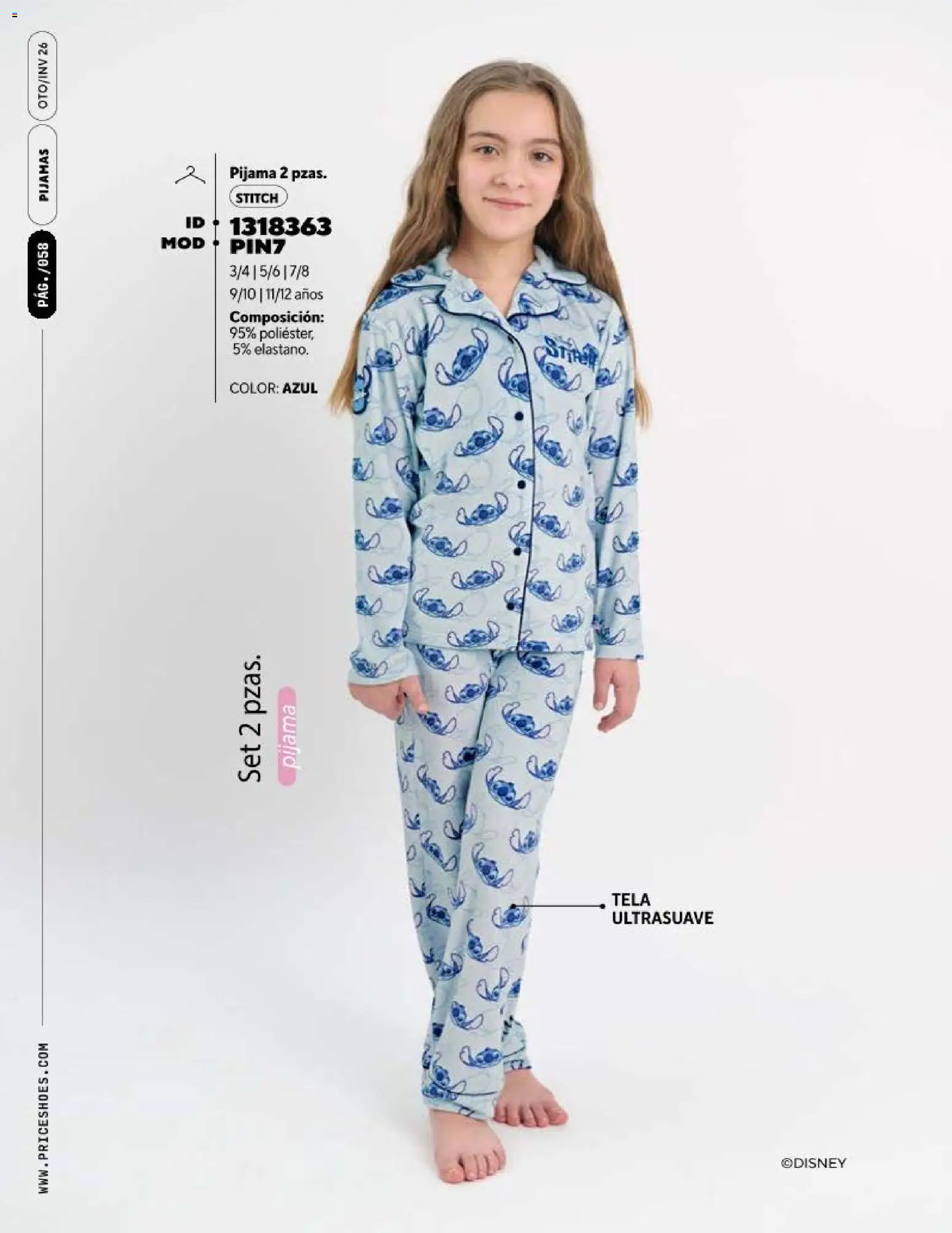 Vista previa las ofertas de la tienda Price Shoes - Price Shoes catálogo Pijamas desde el 07/10/2026 