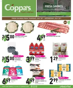 Preview of leaflet Coppas Fresh Market weekly flyer / circulaire from shop Coppas Fresh Market is valid from Jul 16, 2026