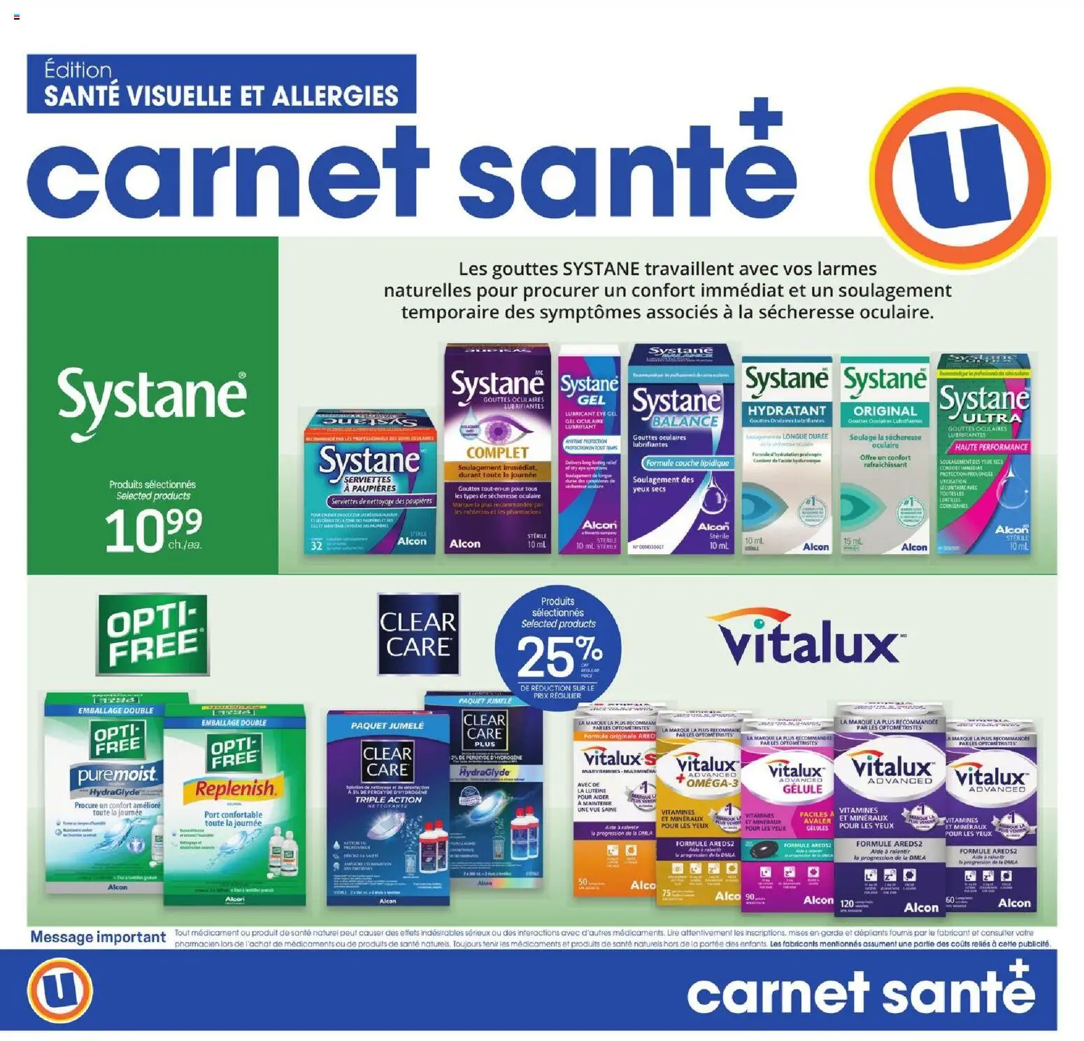 Preview of leaflet Uniprix - Carnet Santé from shop Uniprix is valid from May 14, 2026