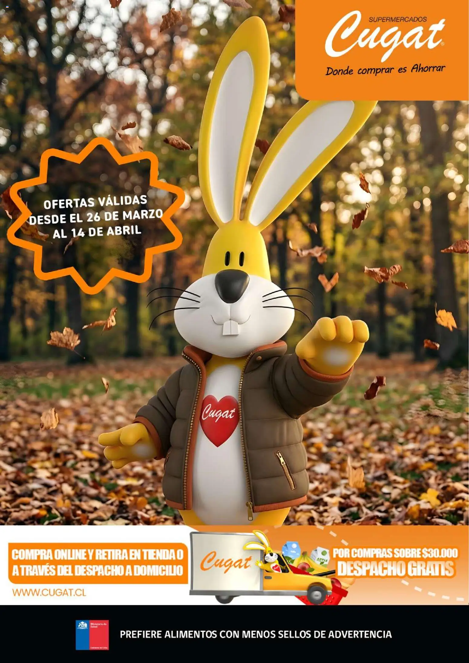 Folleto de la tienda Cugat válido desde el 31.03.2026 - Sobre