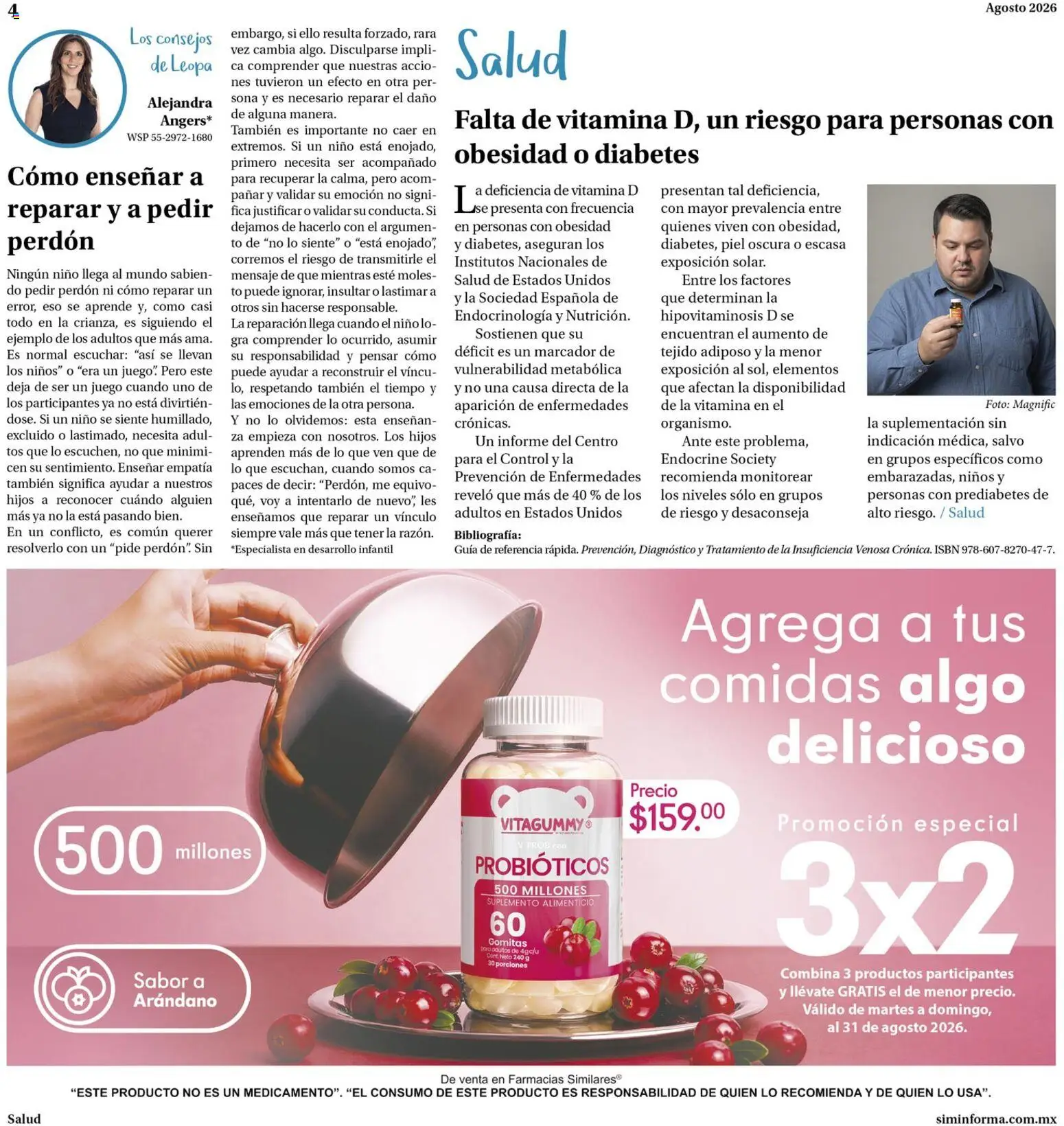 Vista previa las ofertas de la tienda Farmacias Similares - Farmacias Similares catálogo desde el 01/08/2026 