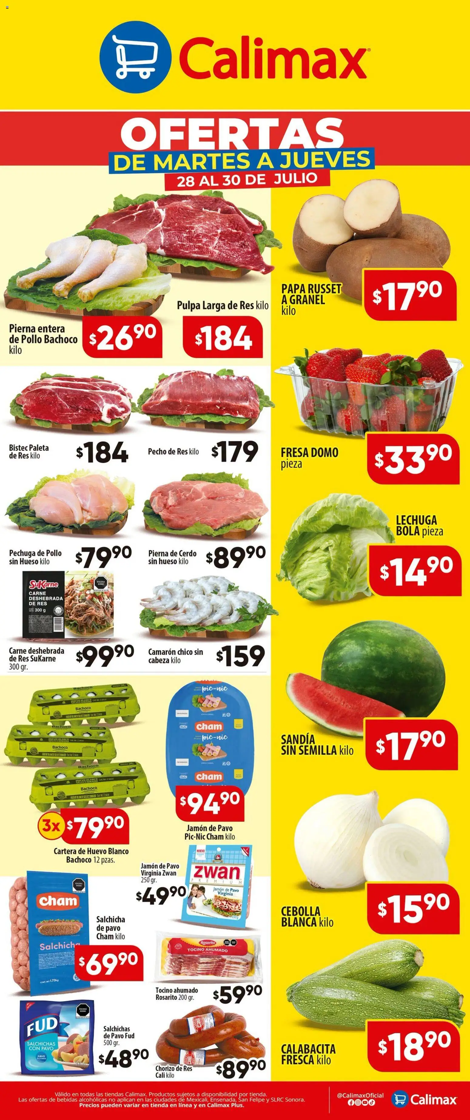 Vista previa las ofertas de la tienda Calimax - Calimax folleto desde el 28/07/2026 