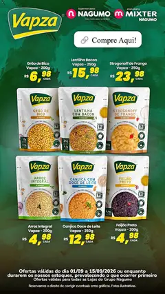 Pré-Visualização do folheto "Nagumo ofertas Vapza" da loja Nagumo válido a partir de 01/09/2026