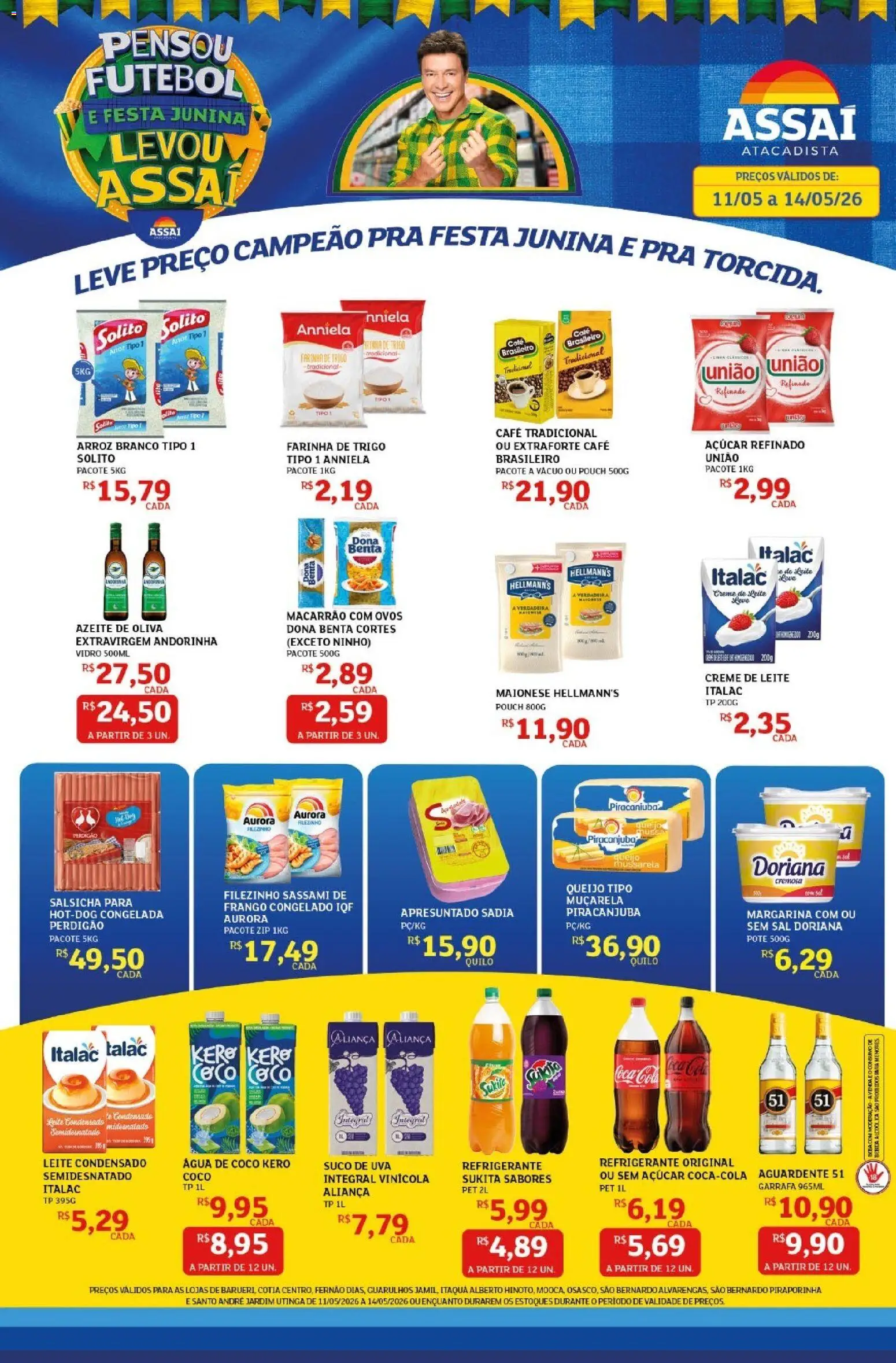 Pré-Visualização do folheto "Assaí Atacadista ofertas - SP" da loja Assaí Atacadista válido a partir de 11/05/2026