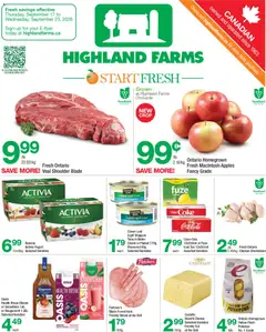 Preview of leaflet Highland Farms weekly flyer / circulaire from shop Highland Farms is valid from Sep 17, 2026