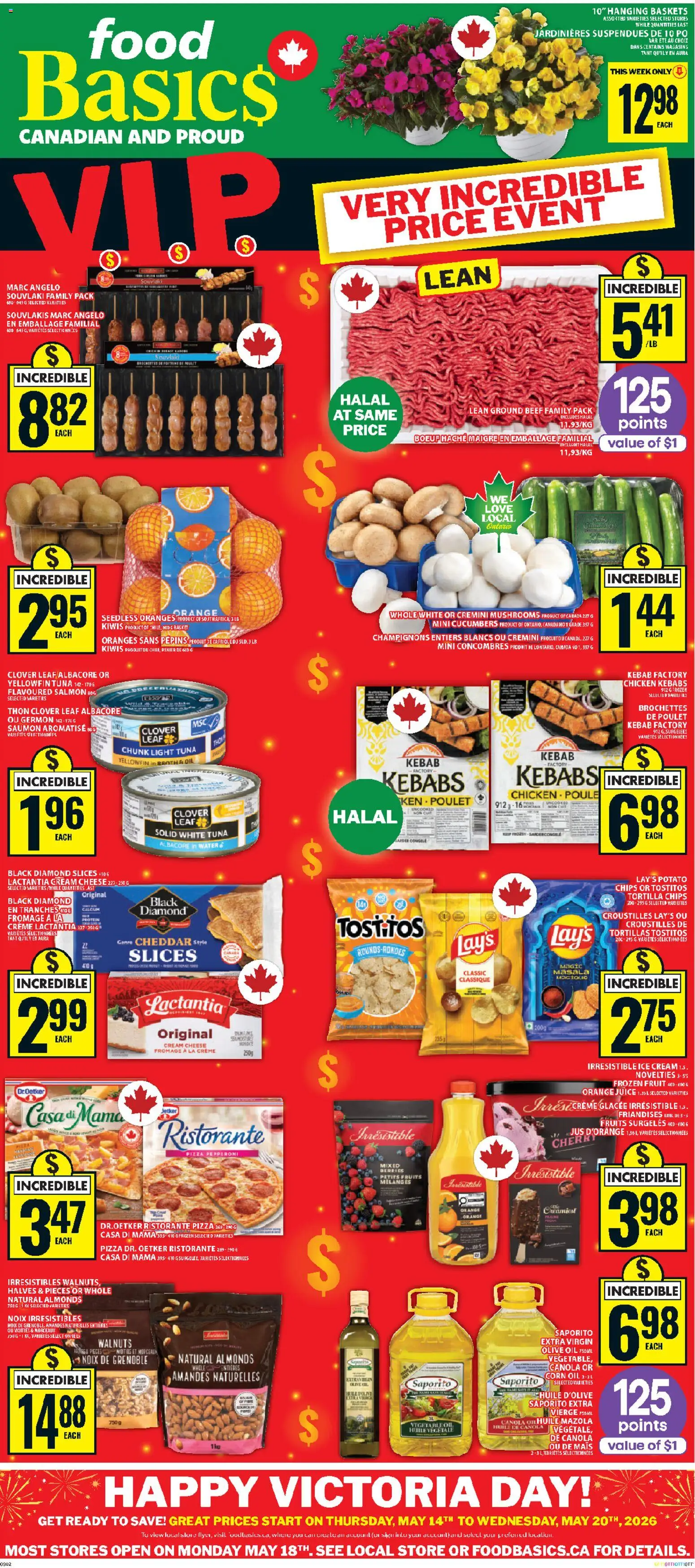 Preview of leaflet Food Basics weekly flyer - Kanata from shop Food Basics is valid from May 14, 2026