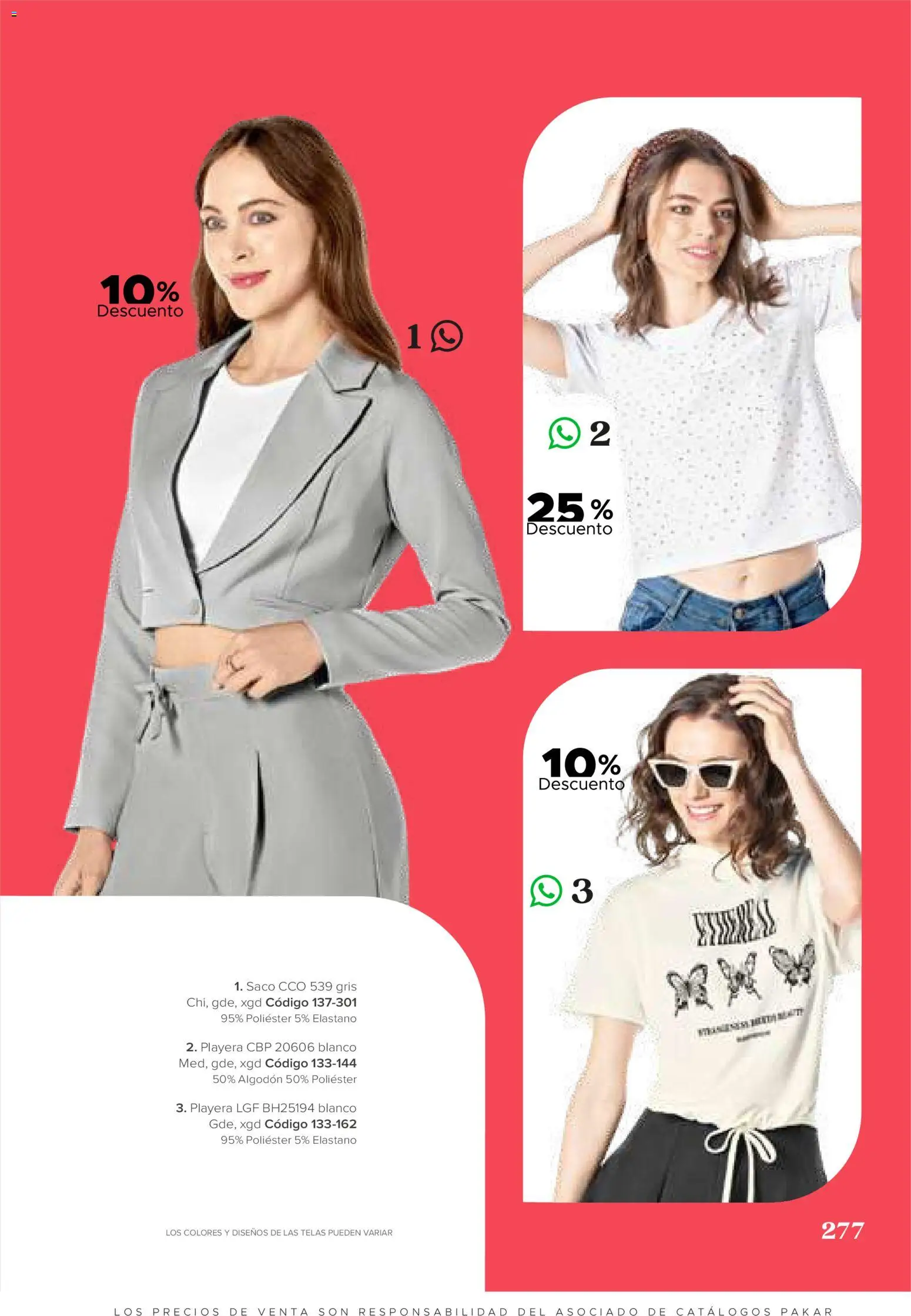 Vista previa las ofertas de la tienda SC Pakar - SC Pakar catálogo Ropa desde el 31/07/2026 