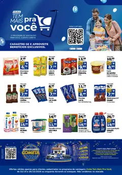 Pré-Visualização do folheto "Cometa Supermercados ofertas Clube Tem Mais Pra Você" da loja Cometa Supermercados válido a partir de 22/10/2026