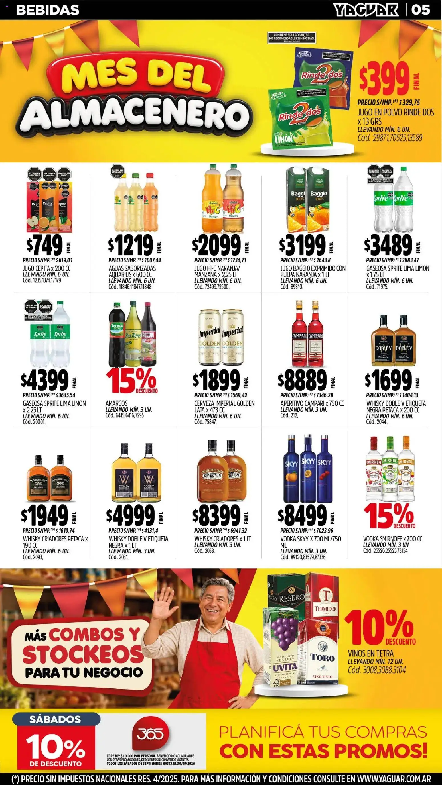 Vista previa del folleto de la tienda Yaguar válido desde el 31/08/2026 