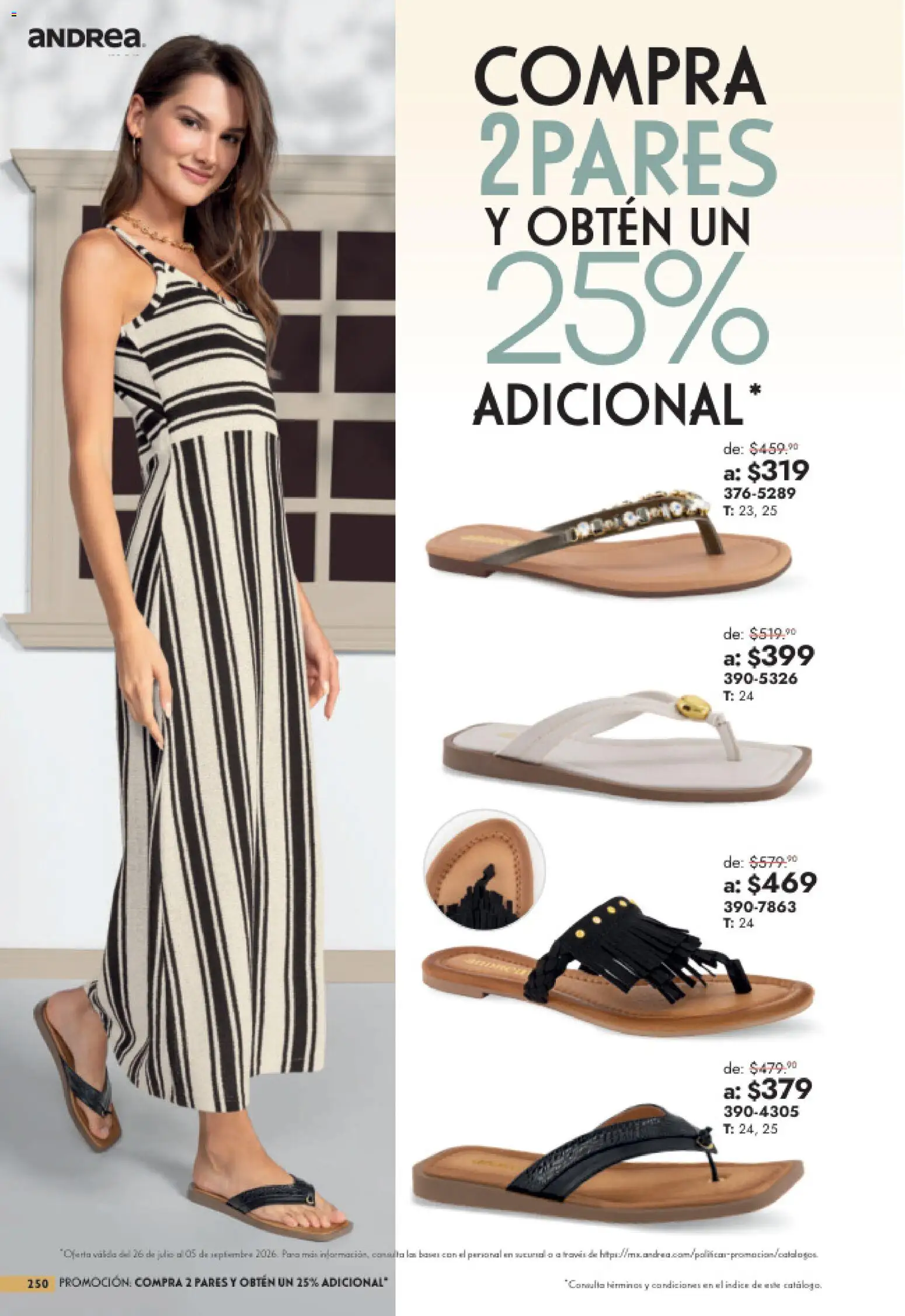 Vista previa las ofertas de la tienda Andrea - Andrea catálogo Outlet desde el 26/07/2026 