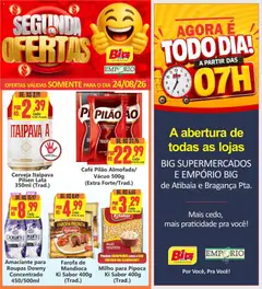 Pré-Visualização do folheto "Big Supermercados ofertas do Dia" da loja Big Supermercados válido a partir de 24/08/2026