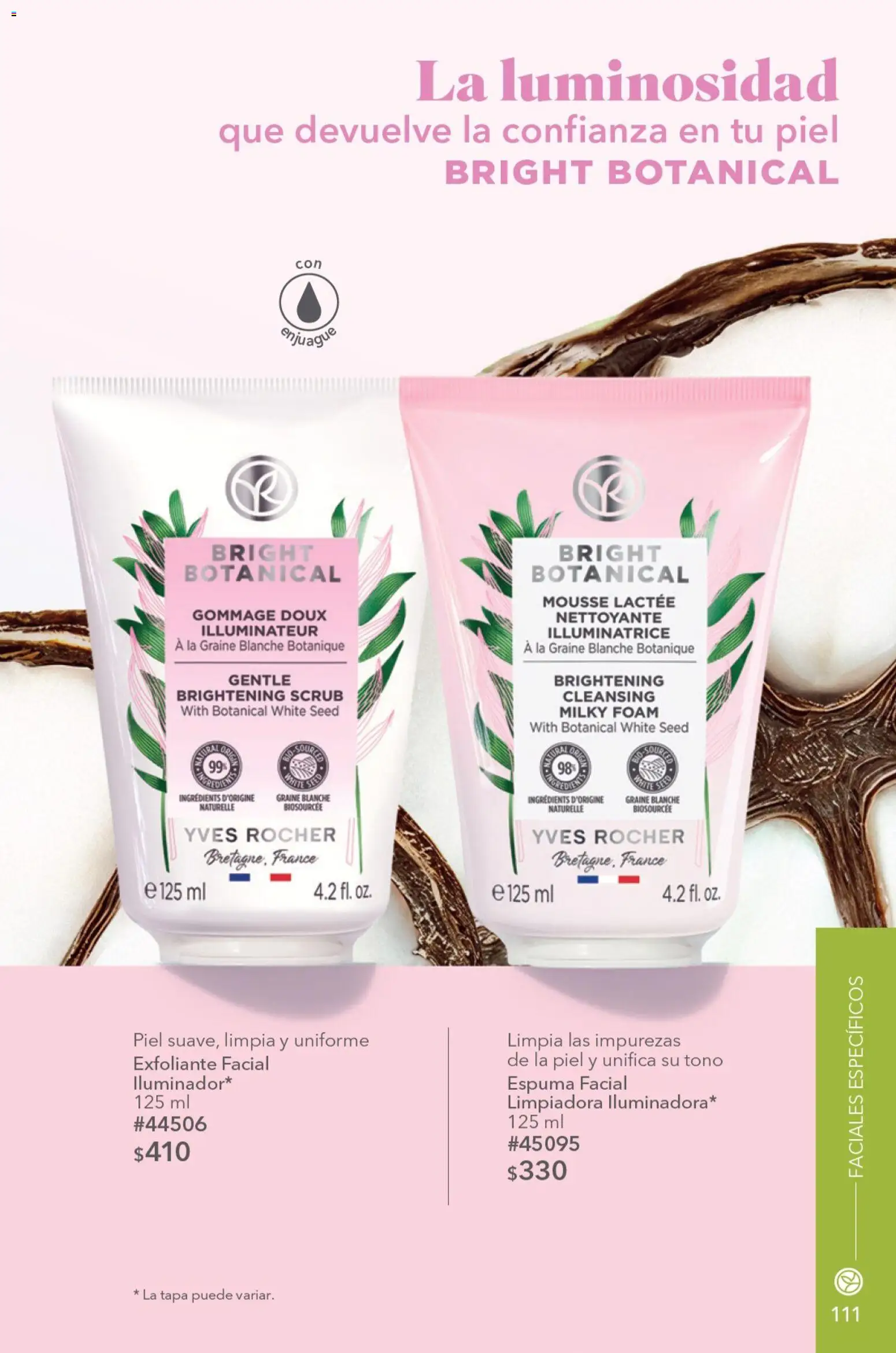 Vista previa las ofertas de la tienda Yves Rocher - Yves Rocher campaña 9 2026 desde el 23/06/2026 - Exfoliante, Exfoliante facial, Espuma, Mousse