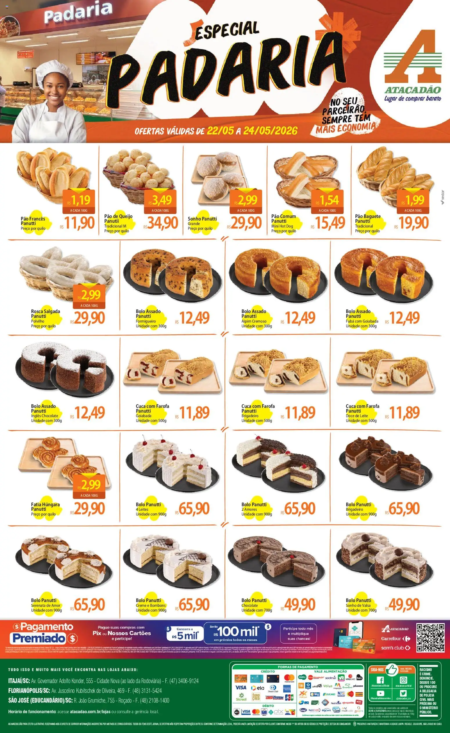 Pré-Visualização do folheto "Atacadão ofertas - SC" da loja Atacadão válido a partir de 22/05/2026