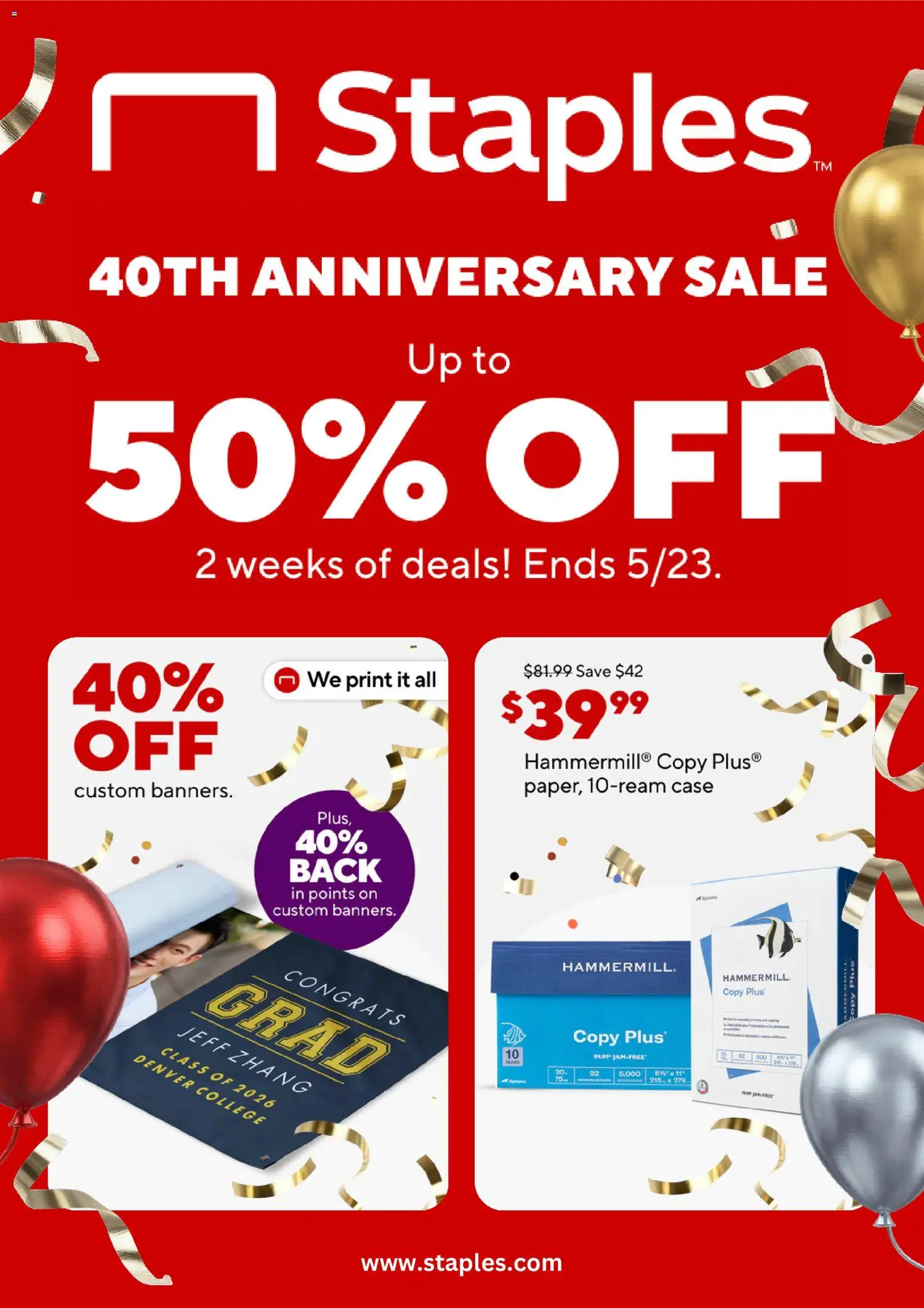Ad Preview of Staples Staples Weekly Ad from 05/10/2026