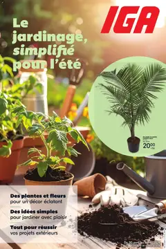 Un aperçu du dépliant IGA - Brochure thématique du magasin IGA est valide à partir 30 avr. 2026