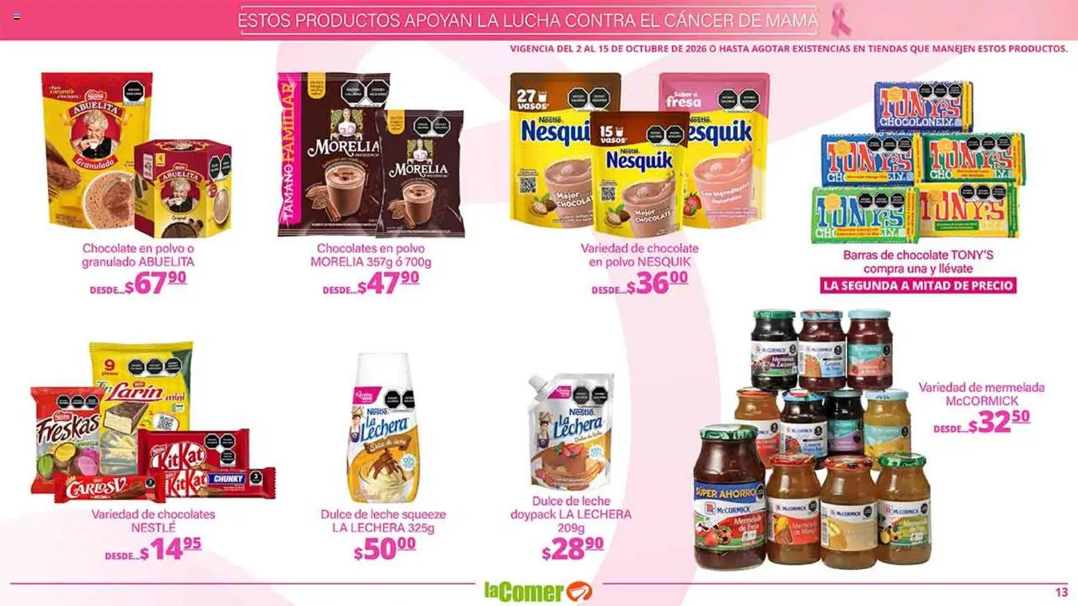 Vista previa las ofertas de la tienda La Comer - La Comer folleto es la tienda rosa desde el 02/10/2026 
