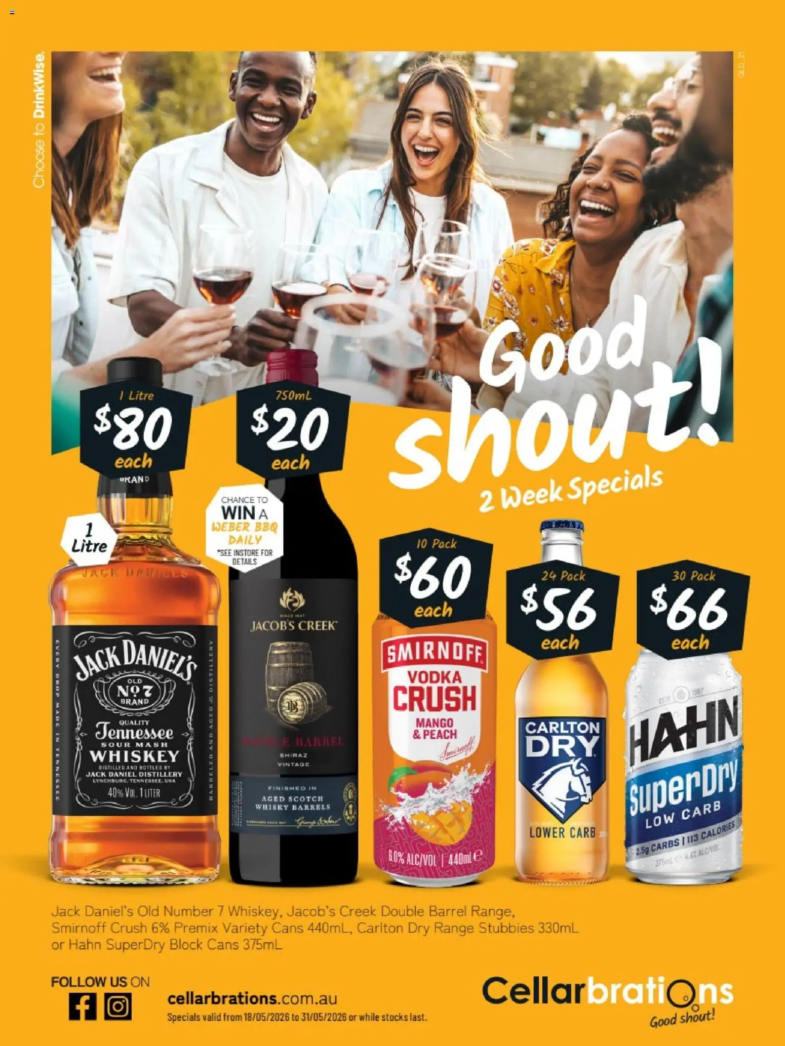 Preview of catalogue Cellarbrations catalogue QLD Z1 from shop Cellarbrations valid 18/05/2026