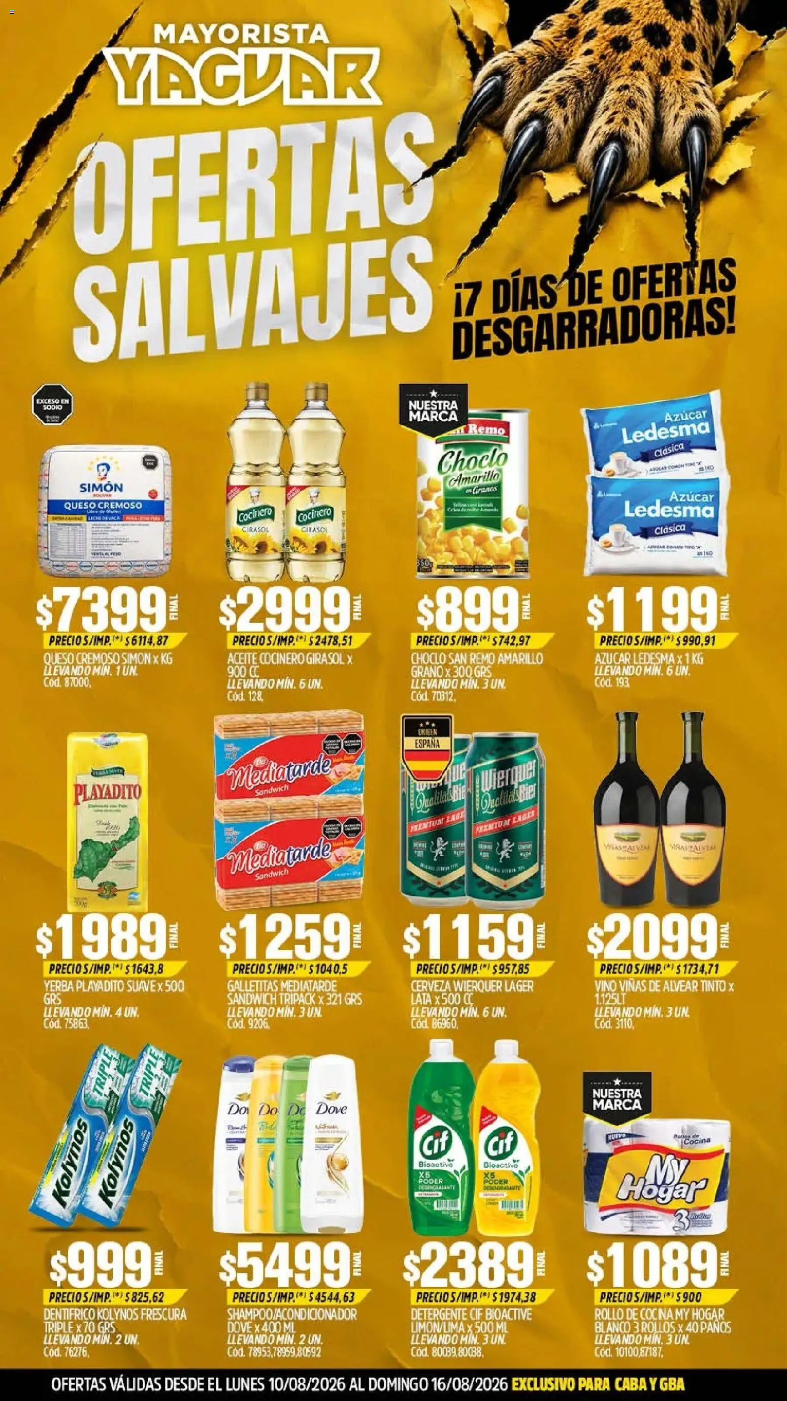 Vista previa del folleto de la tienda Yaguar válido desde el 10/08/2026 
