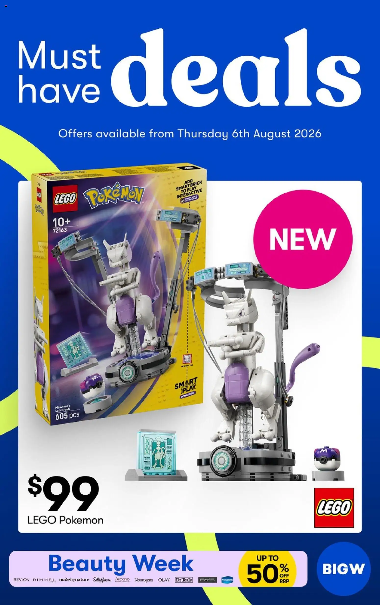 Preview of catalogue Big W Catalogue from shop Big W valid 06/08/2026 - LEGO