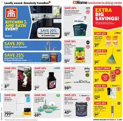 Preview of leaflet Home Hardware weekly flyer / circulaire from shop Home Hardware is valid from Sep 10, 2026