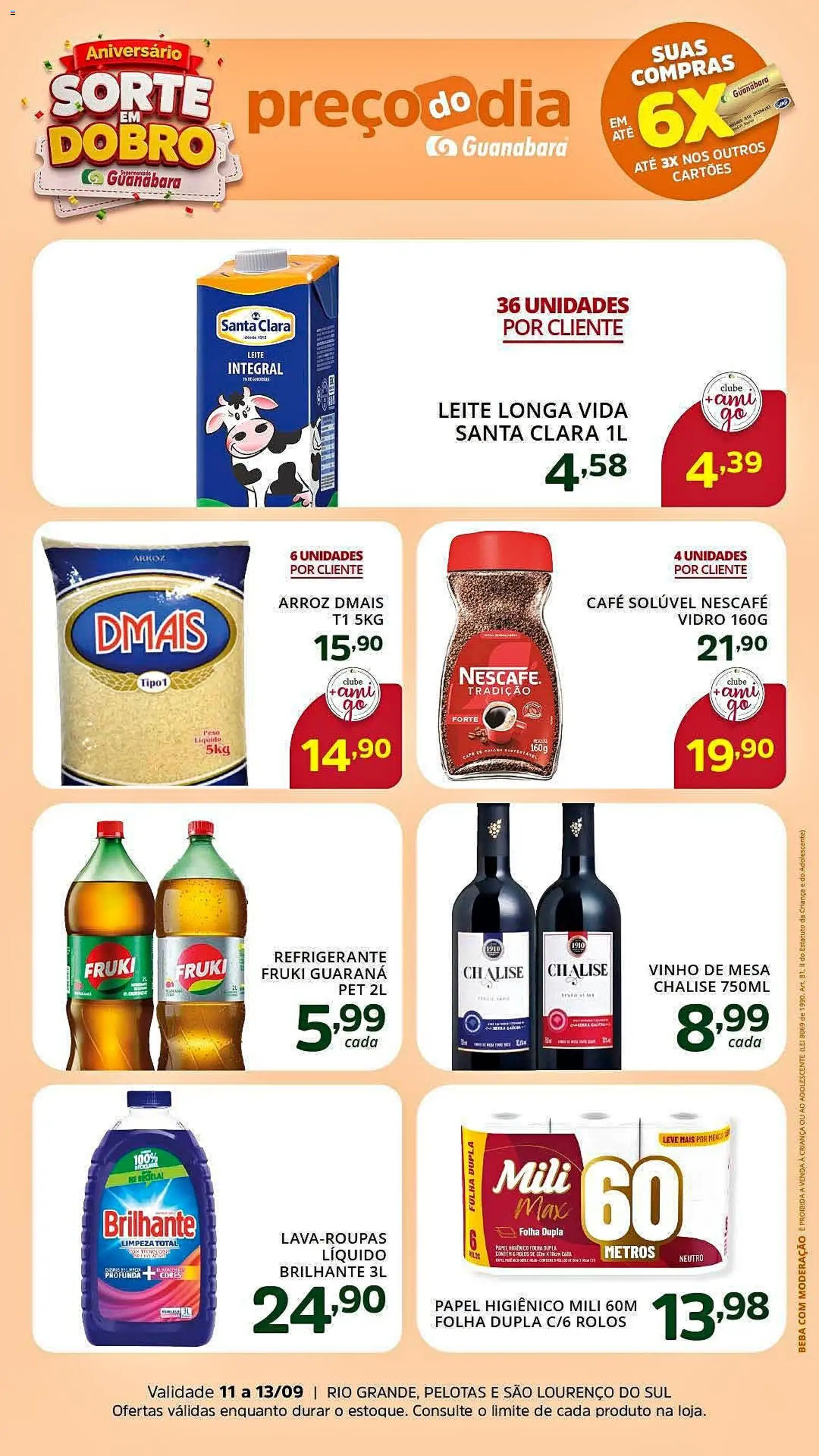 Ofertas Supermercado Guanabara até 13/09/2026. - Página 1