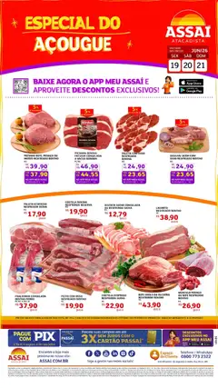 Pré-Visualização do folheto "Assaí Atacadista ofertas - RR" da loja Assaí Atacadista válido a partir de 19/06/2026