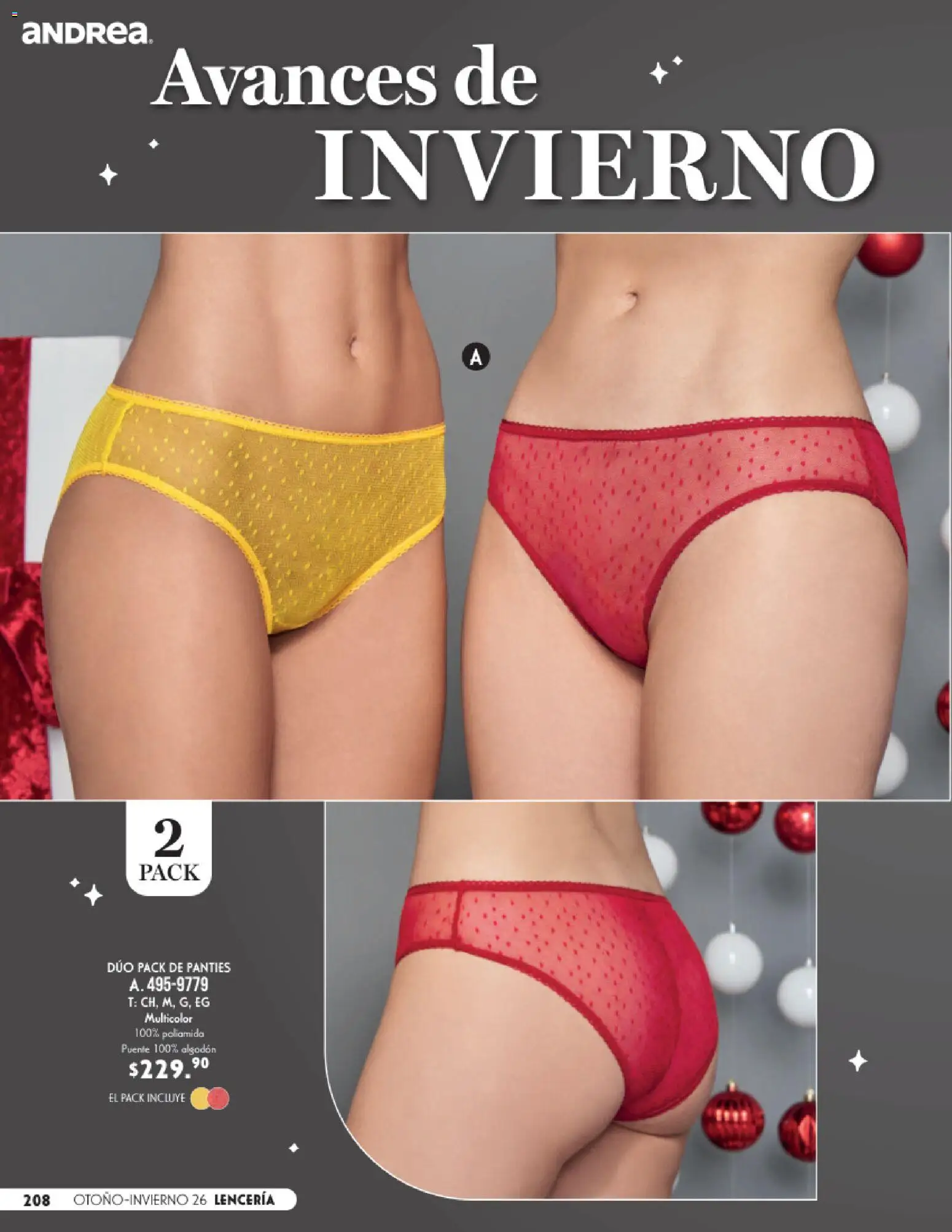 Vista previa las ofertas de la tienda Andrea - Andrea catálogo Lencería & vestir interior desde el 23/08/2026 